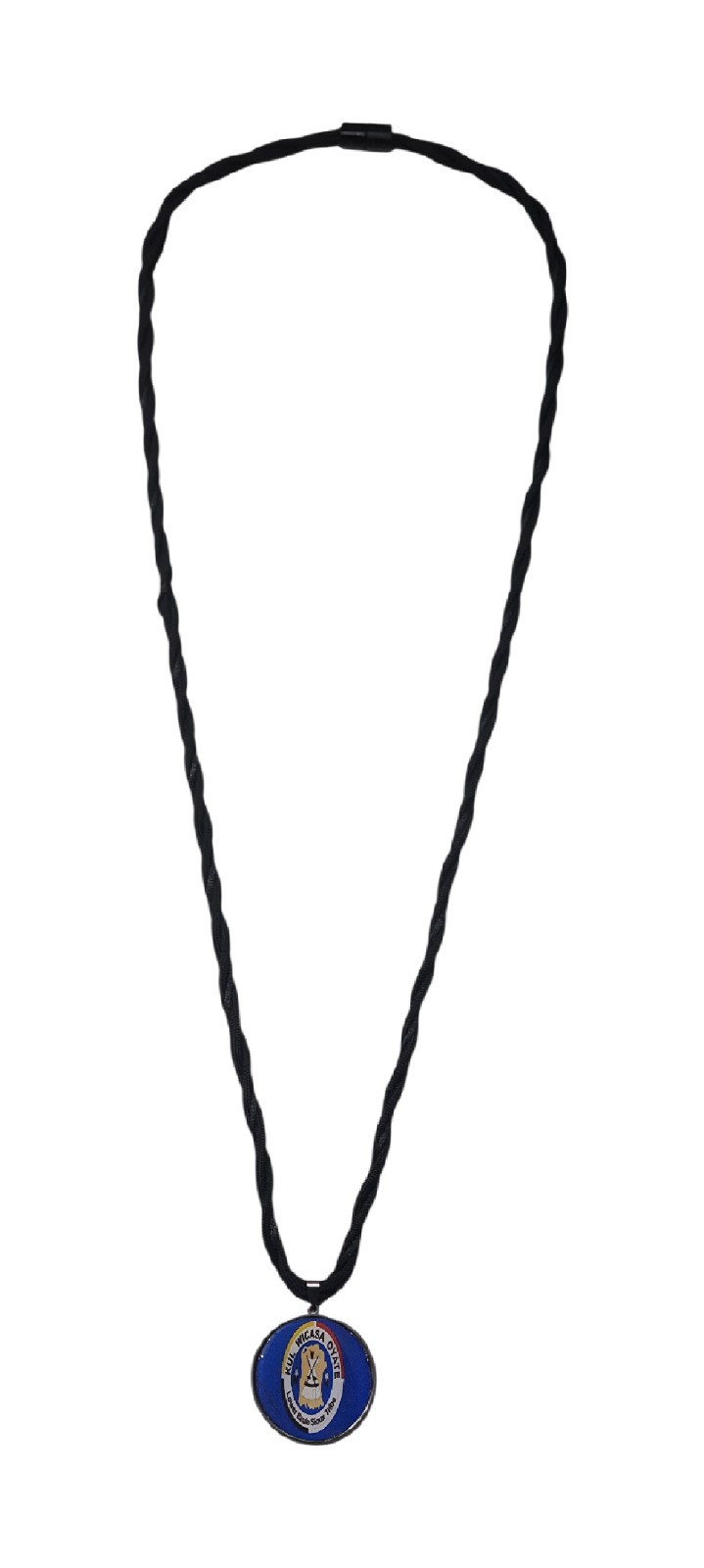 Lower Brulé Sioux Flag Necklace Native American Tribe Heritage Pendant