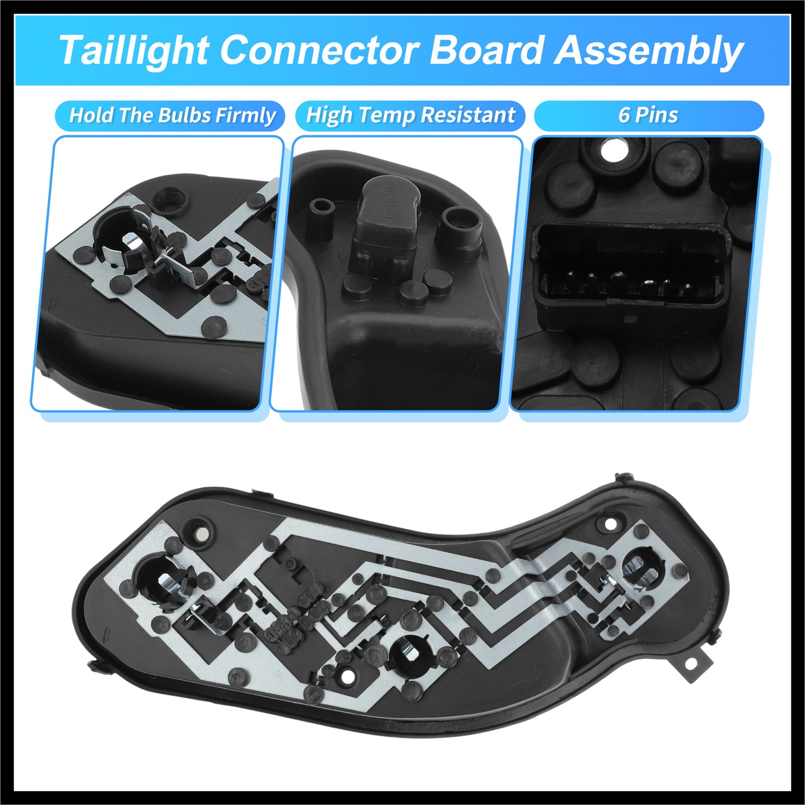 Left Tail Light Socket Board Assembly for Nissan Versa 2012-19 No.265563AW0A