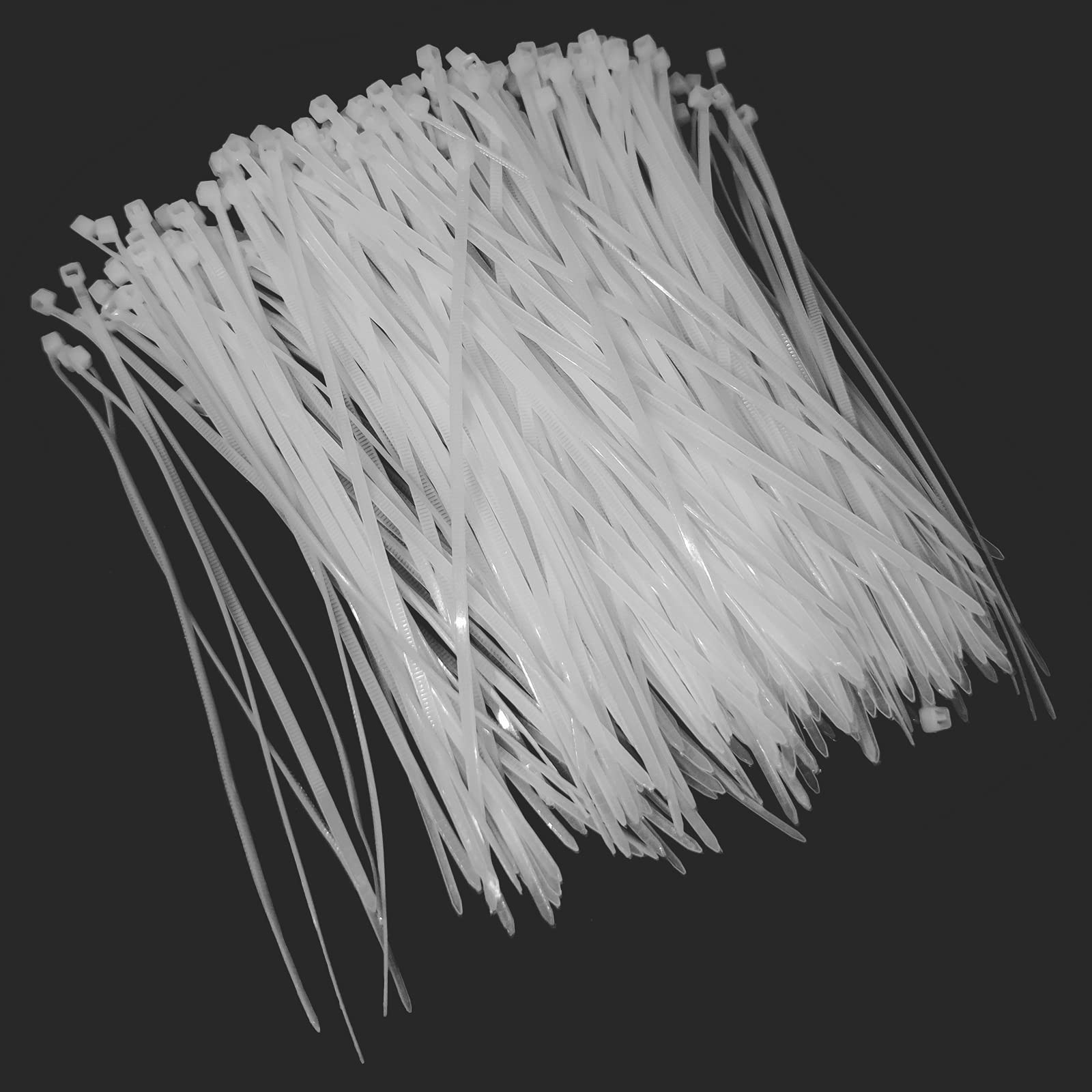 1000 Pack Cable Ties, 6 Inch Electrical Cable Ties, Self-Locking Nylon Cable