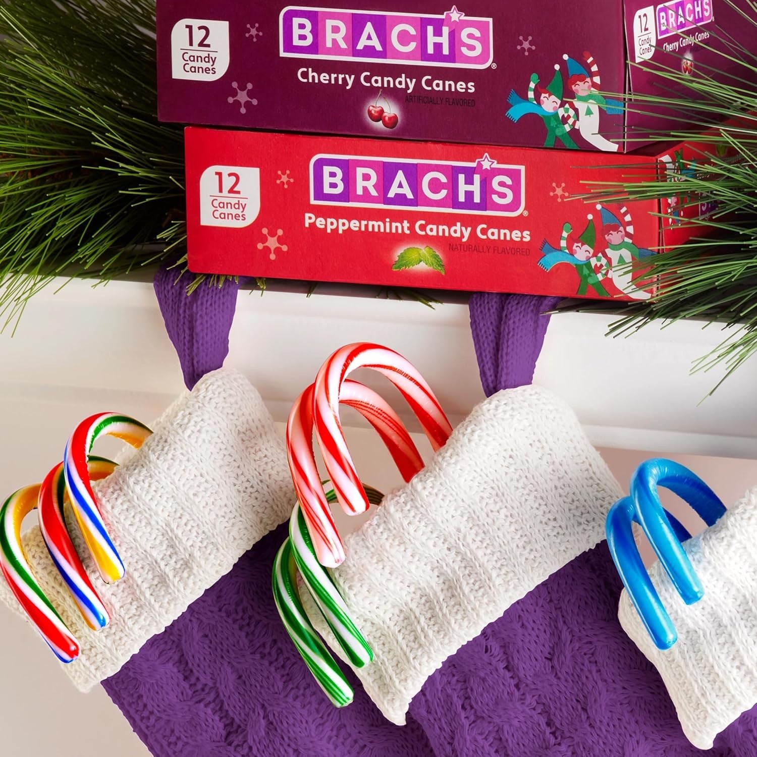 Refreshing Red & White Peppermint Canes, 12 Count – Festive Stocking Stuffers