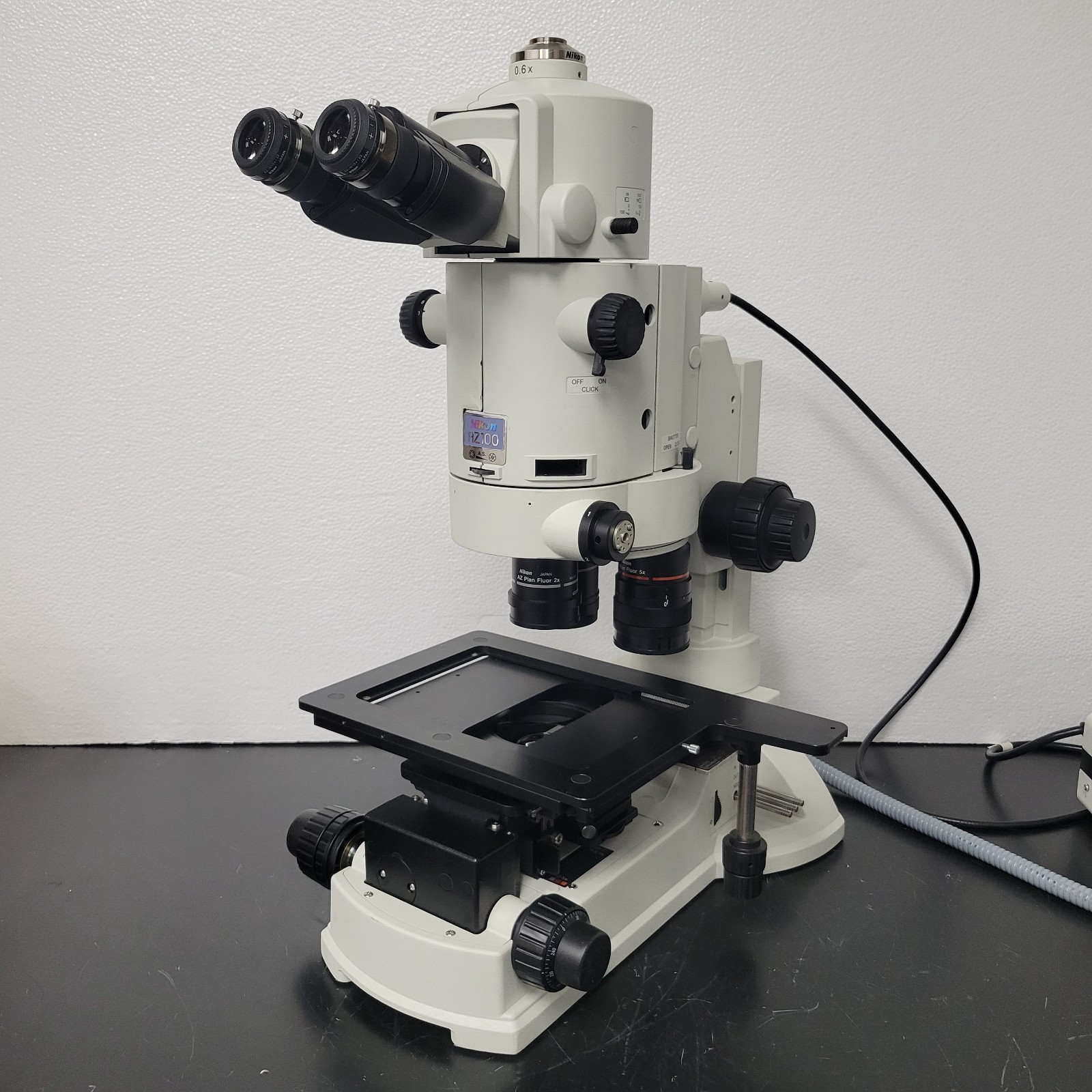 Nikon Stereo Microscope AZ100 Multizoom with Fluorescence and Trinocular Head