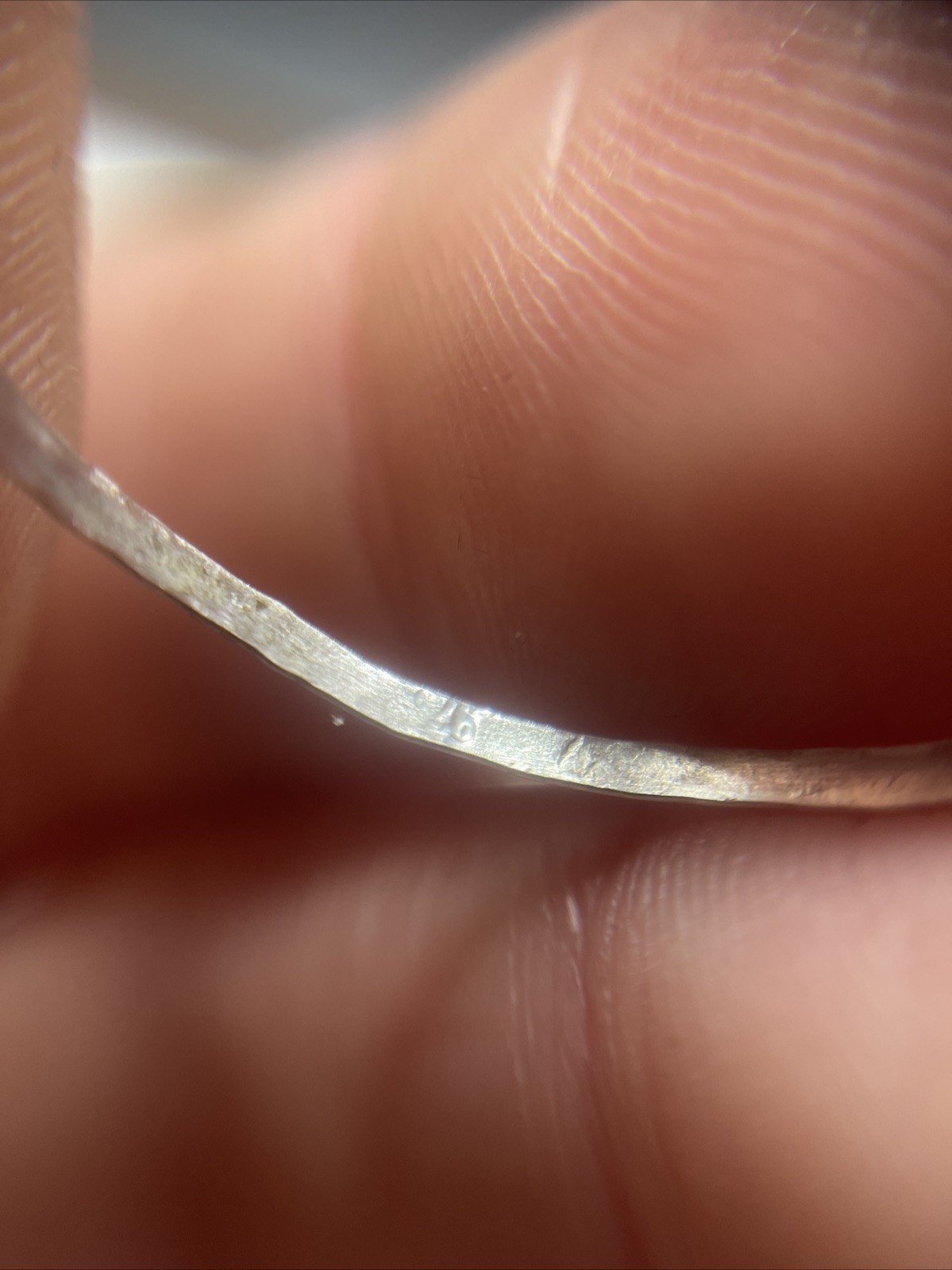 Stunning Unique Handmade 925 Sterling Silver Stackable Band Ring #B176