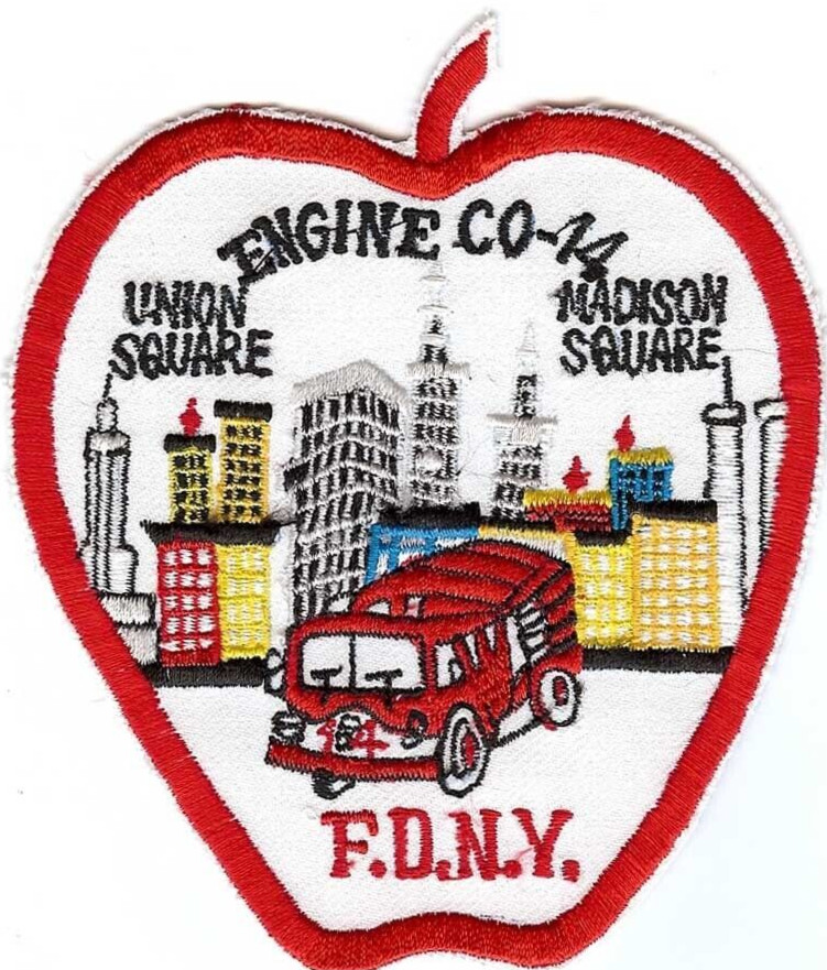 New York City - Engine - 14 "Union Square-Madison Sq." (3.75" x 4.5") fire patch