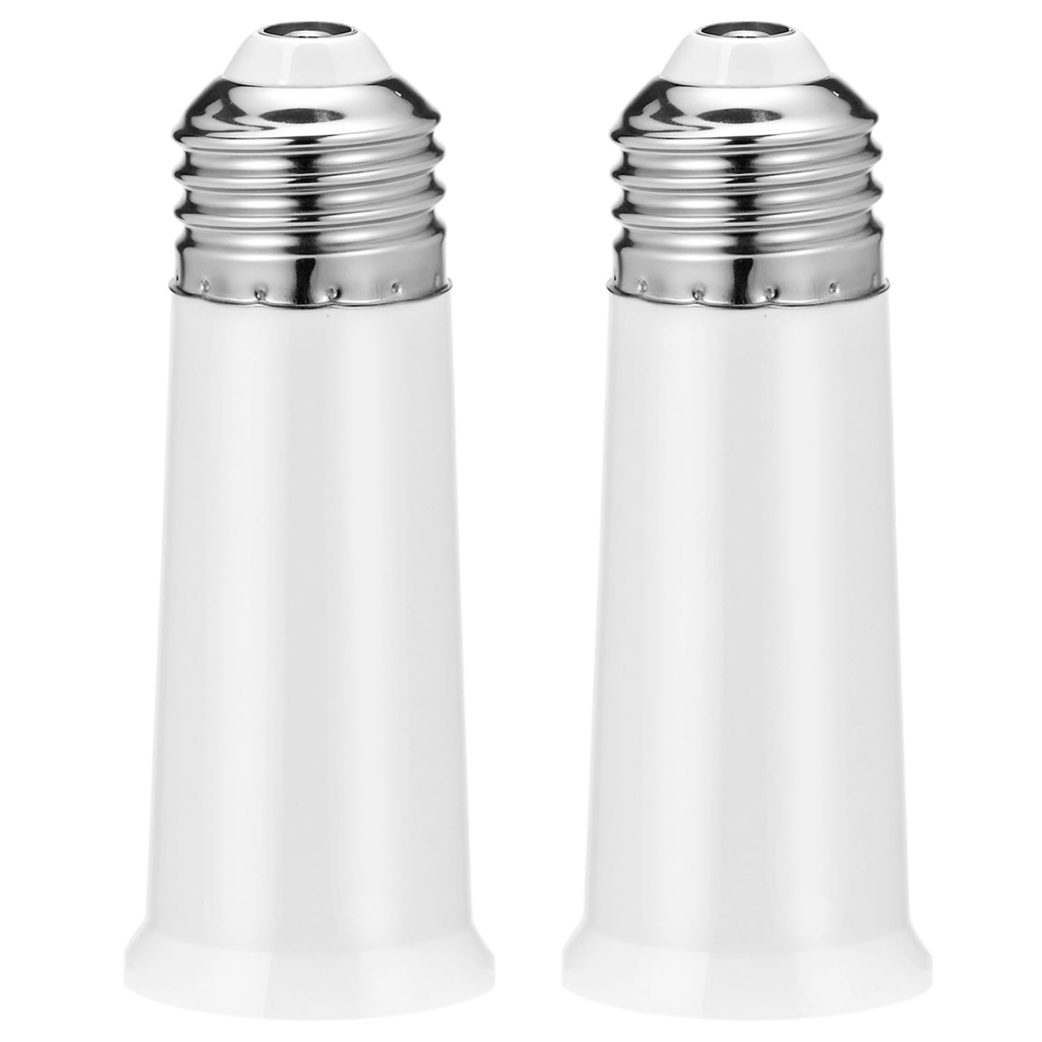 QWORK E26 Light Socket Extender 2.56 Inch Extension, 2 PackMedium Screw Base...