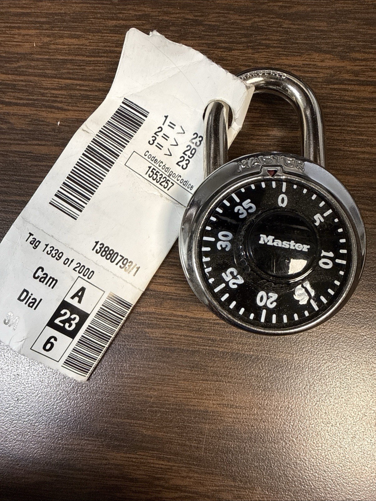 Master Lock 1525 Combination 2 Padlocks