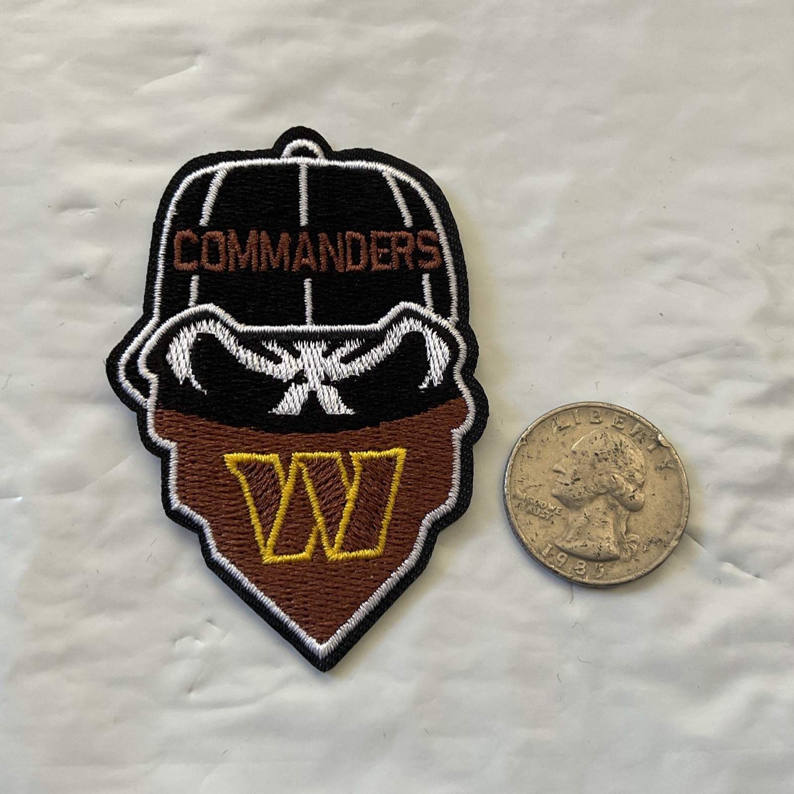 Washington Commanders Embroidered- Iron On Patch 3” X 2”