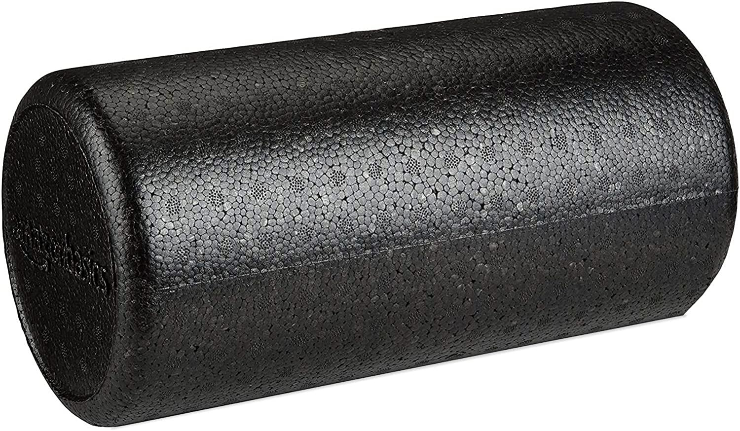 High-Density Foam Roller for Exercise and Recovery, 12 Inches, Black