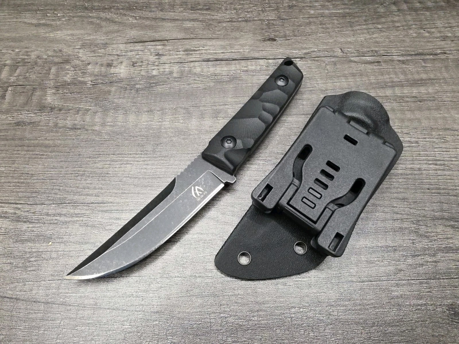 Huangfu 7.67" Full Tang Fixed Knife, 7CR13MOV Steel, G10 Handle, Kydex Sheath