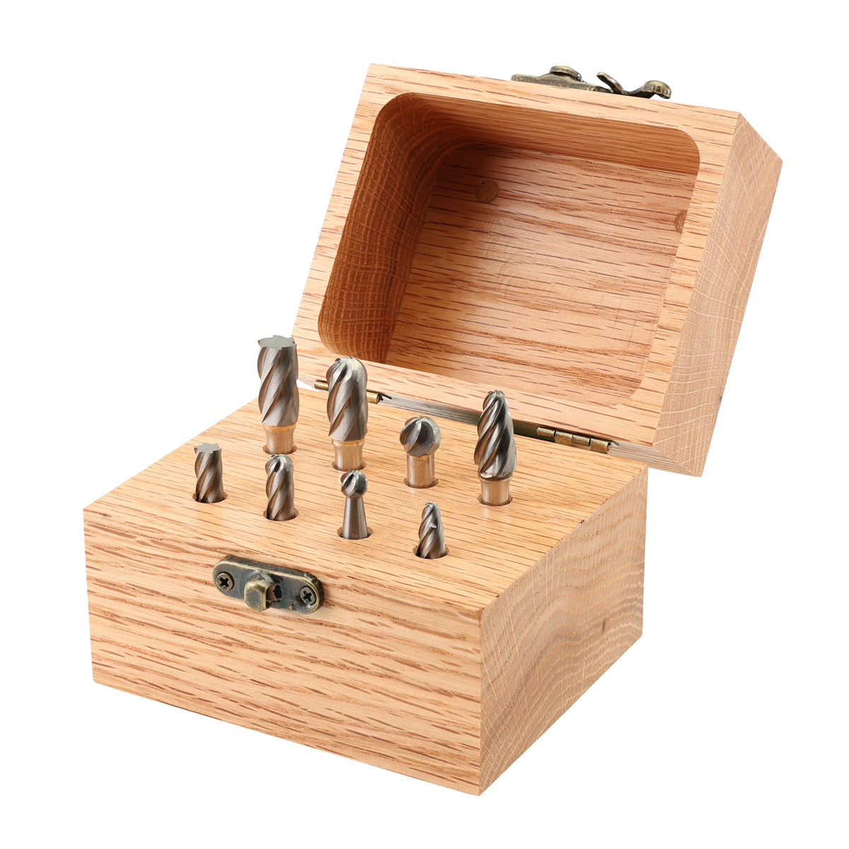 KnKut 8 Piece Alumacut Carbide Burr Set with 1/4-inch Shanks 8KK14BS-ALM