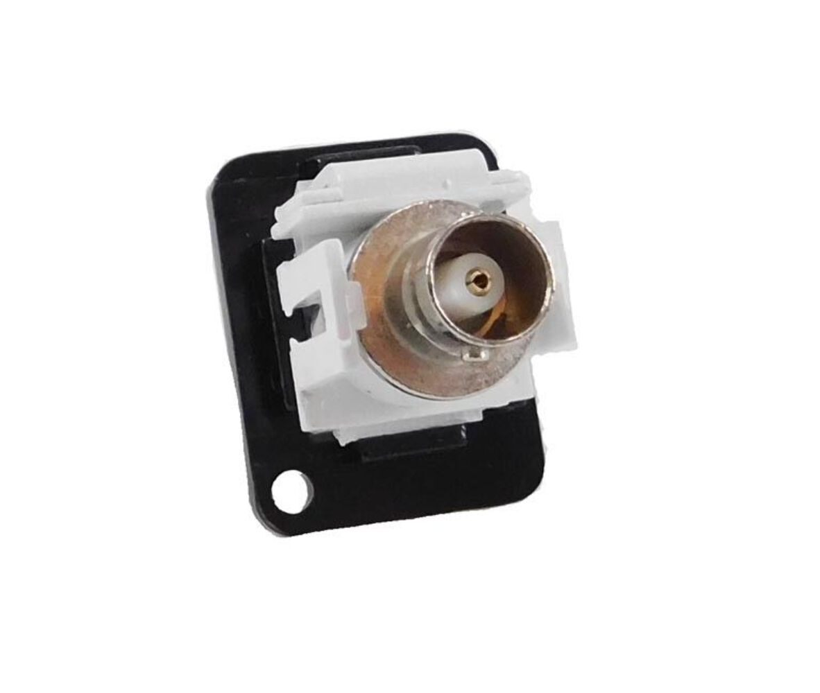 (2 PACK) PROCRAFT LY-417 BNC D Type Panel Mount Feed-Thru metal connector