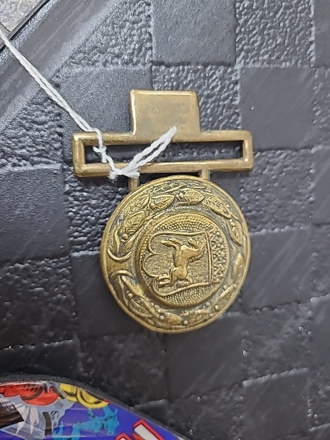 Vtg Rare German Pre-WWII WW2 Fire Defence Service Police Officer's Belt  Buckle
