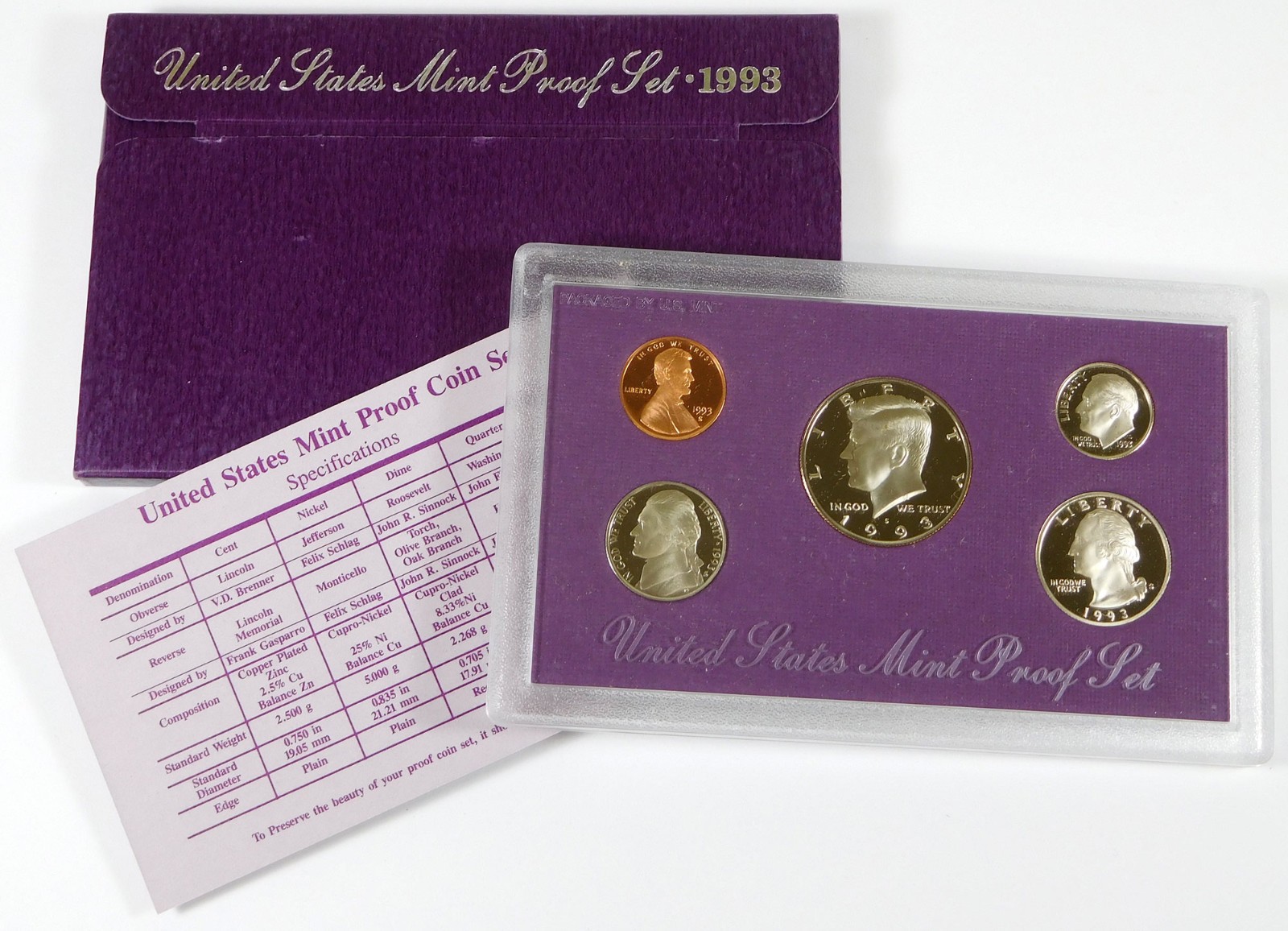 1993 U.S. Mint Proof Set - OGP