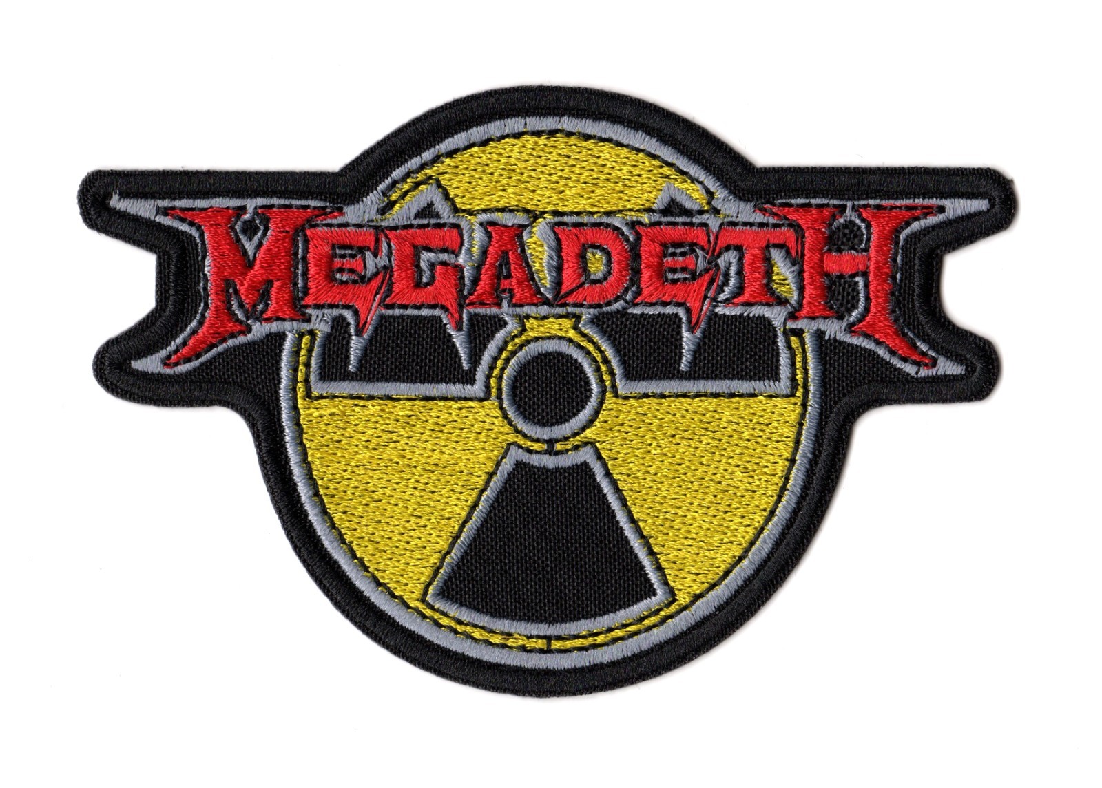 Megadeth Patch Radiation Embroidered Sew On Band Logo Thrash Heavy Speed Metal