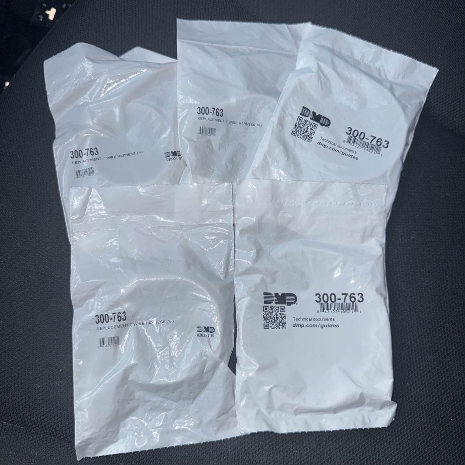 Lot Of 5 DMP 300-763 Replacement 7 Wire Harness 763