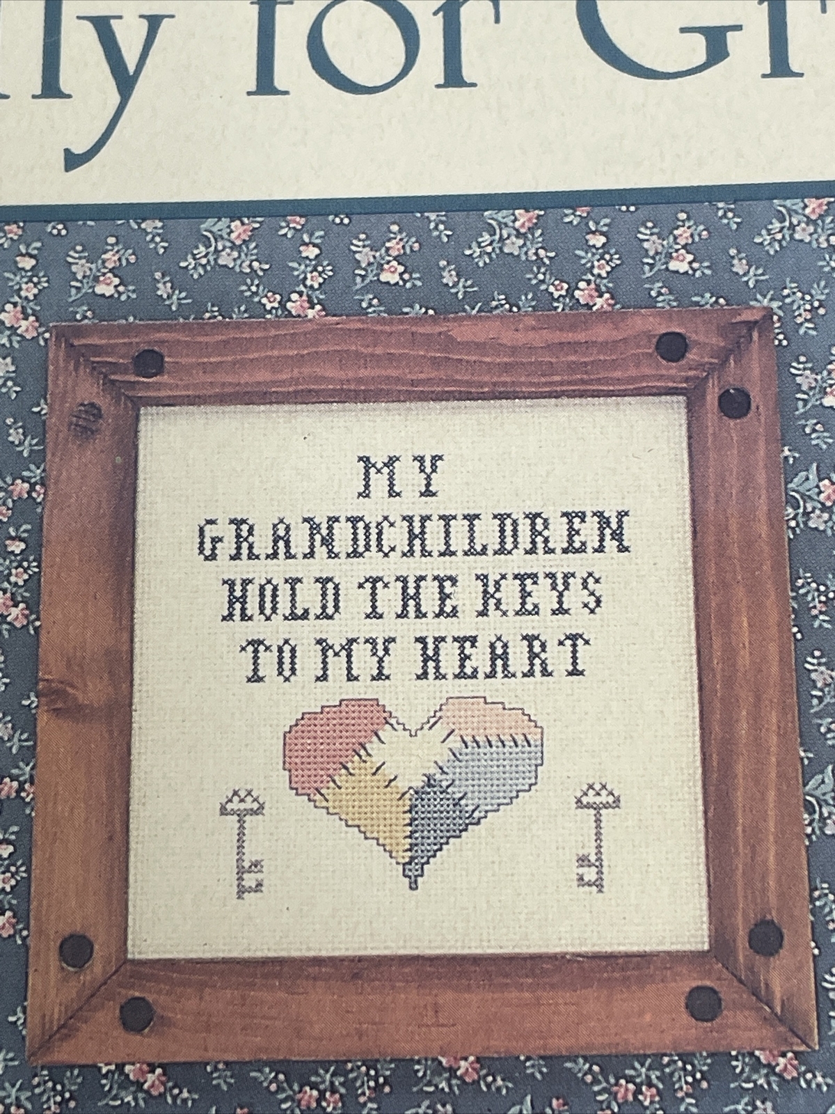 Cross Stitch Cupboard Specially For Grandma Cross Stitch Pattern
