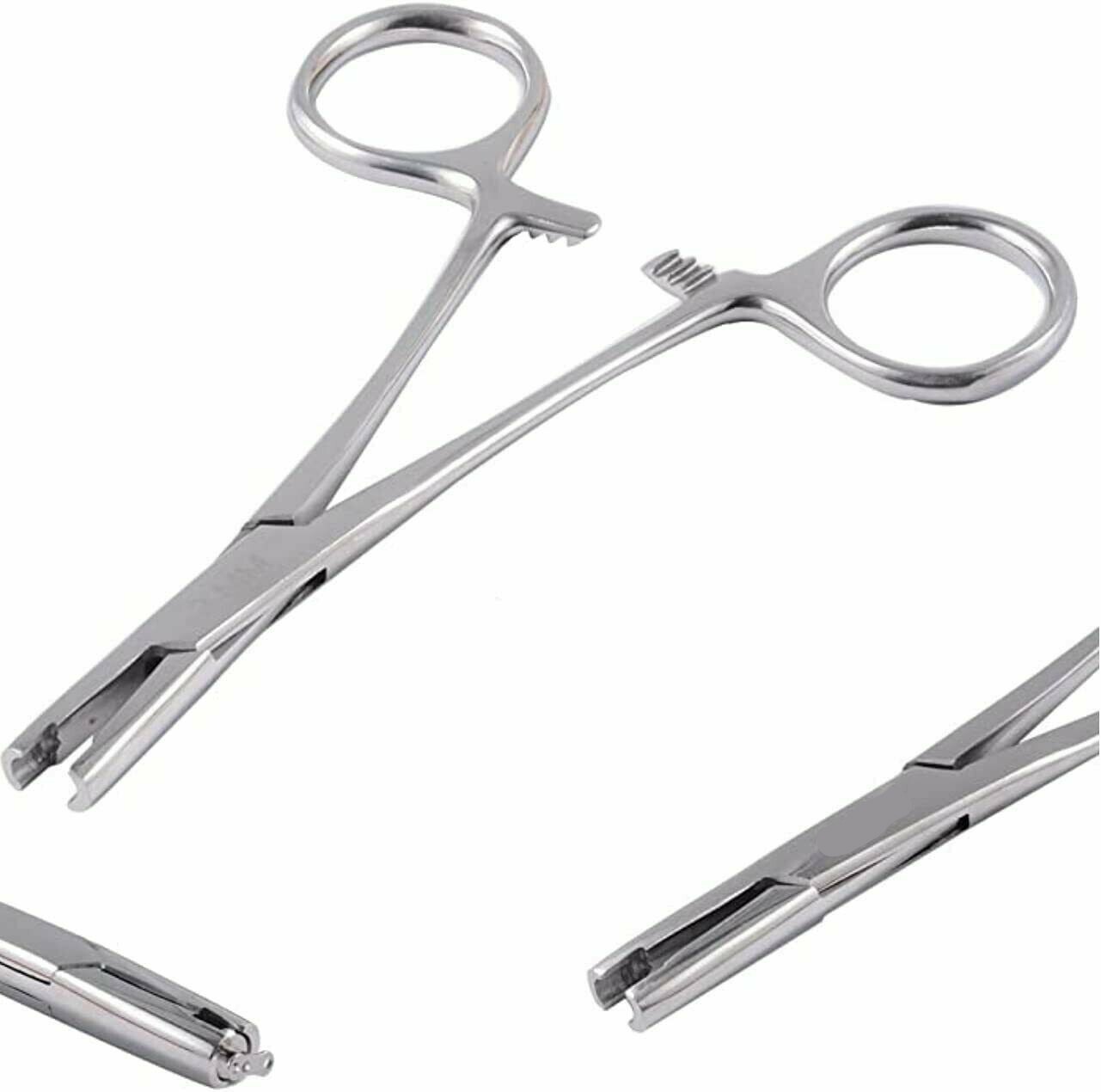 5mm Micro Dermal Anchor Tube Insertion Hemostat Forceps Body Piercing Tool