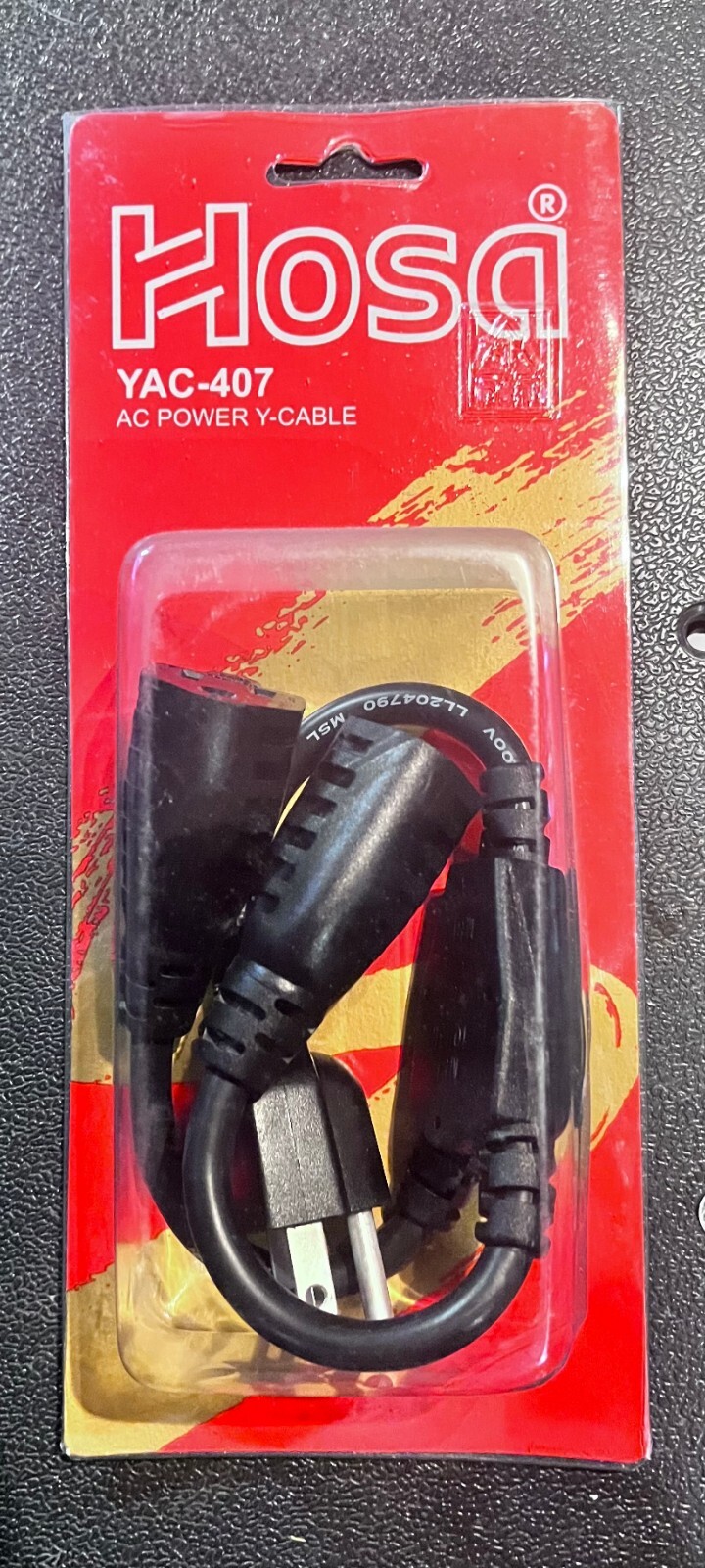 Hosa YAC-407 AC Power Y-Cable