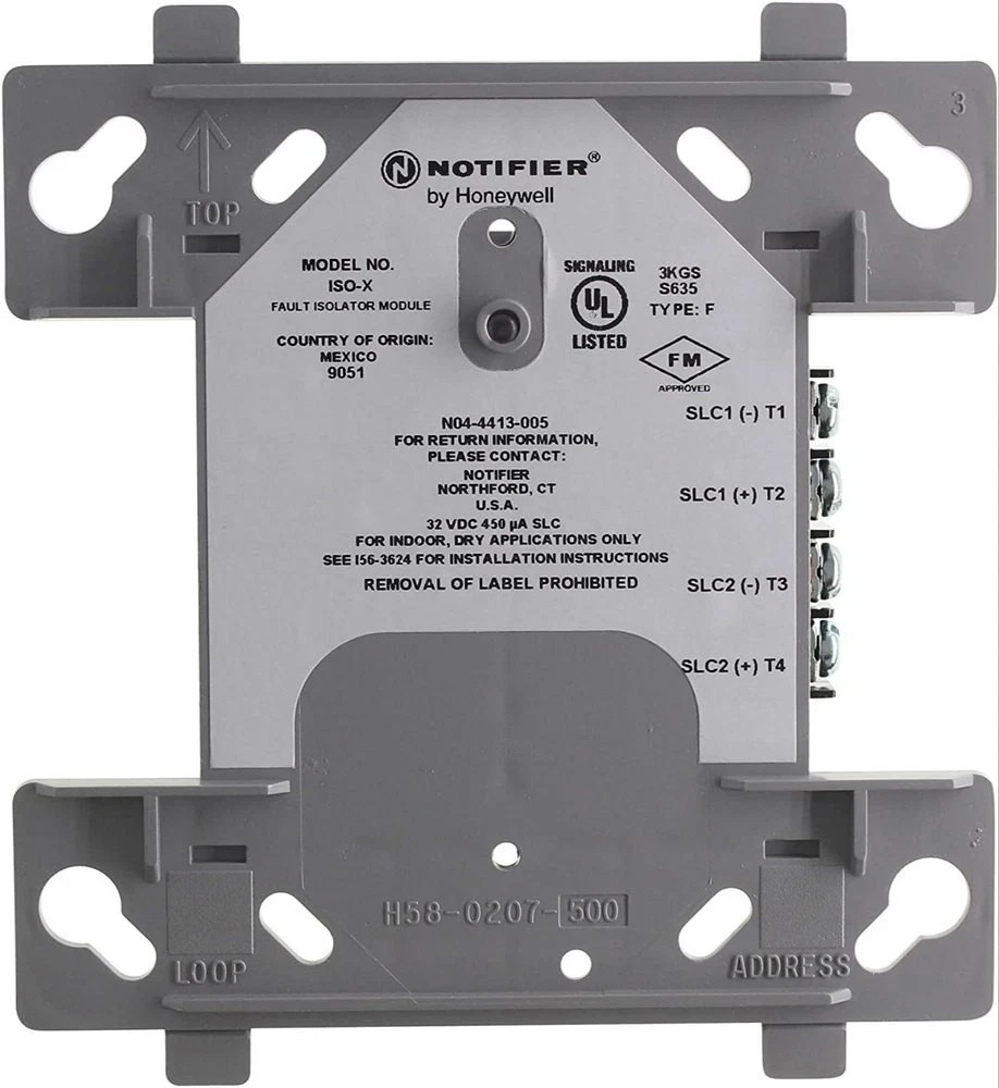 Notifier ISO-X - BRAND NEW FIRE ALARM ISOLATOR MODULE