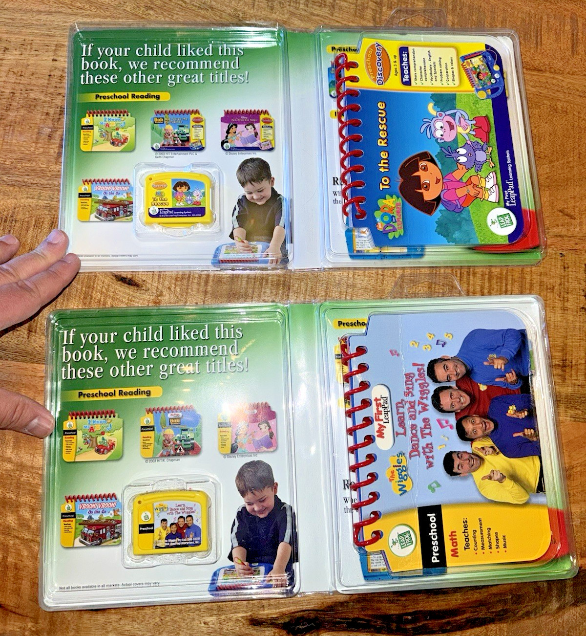 LEAPFROG MY FIRST LEAPPAD CONSOLE BOOKS CARTRIDGE LOT TESTED (E)