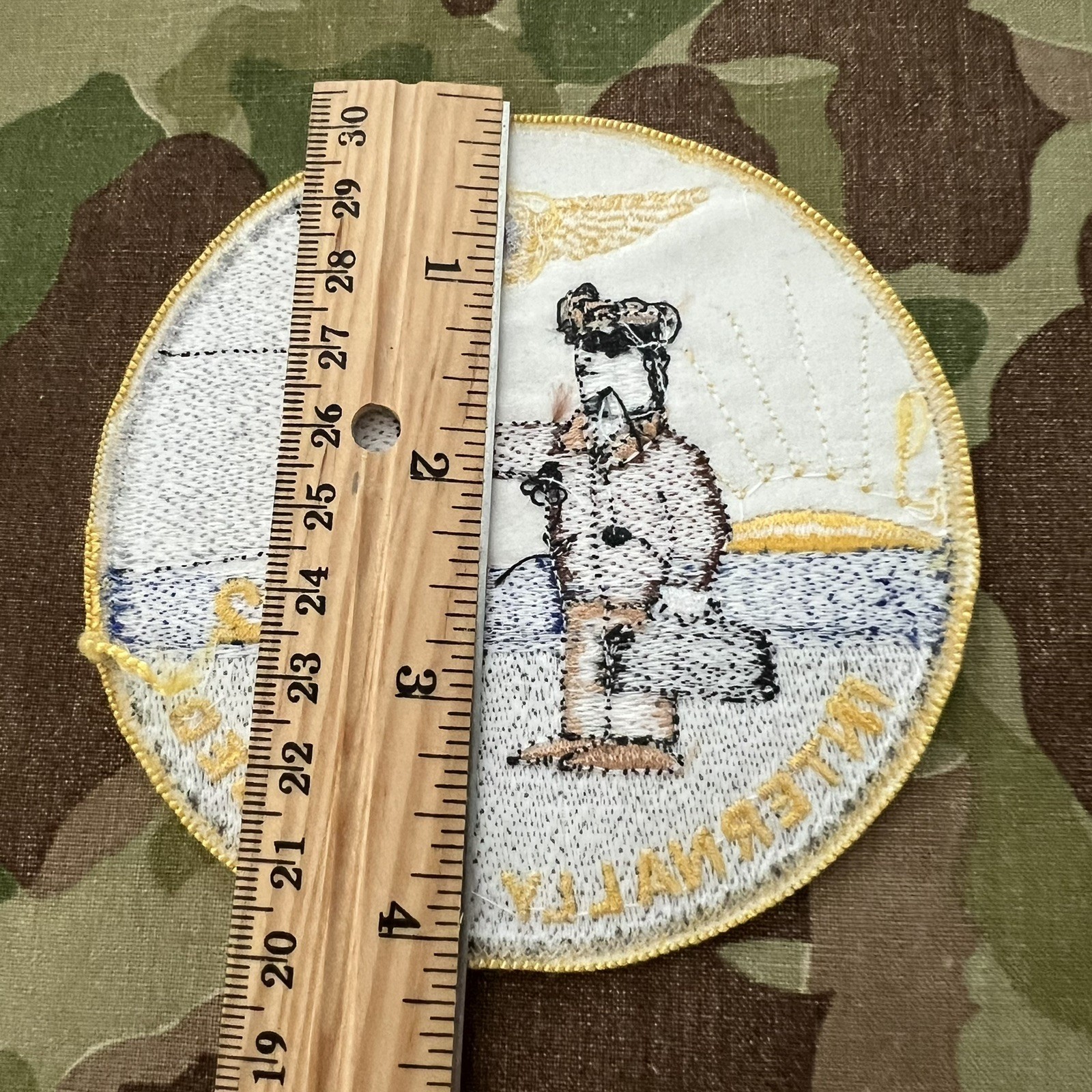 Flight Surgeon PATCH USN US Navy Squadron Aviation Dr Internally Focused Wings