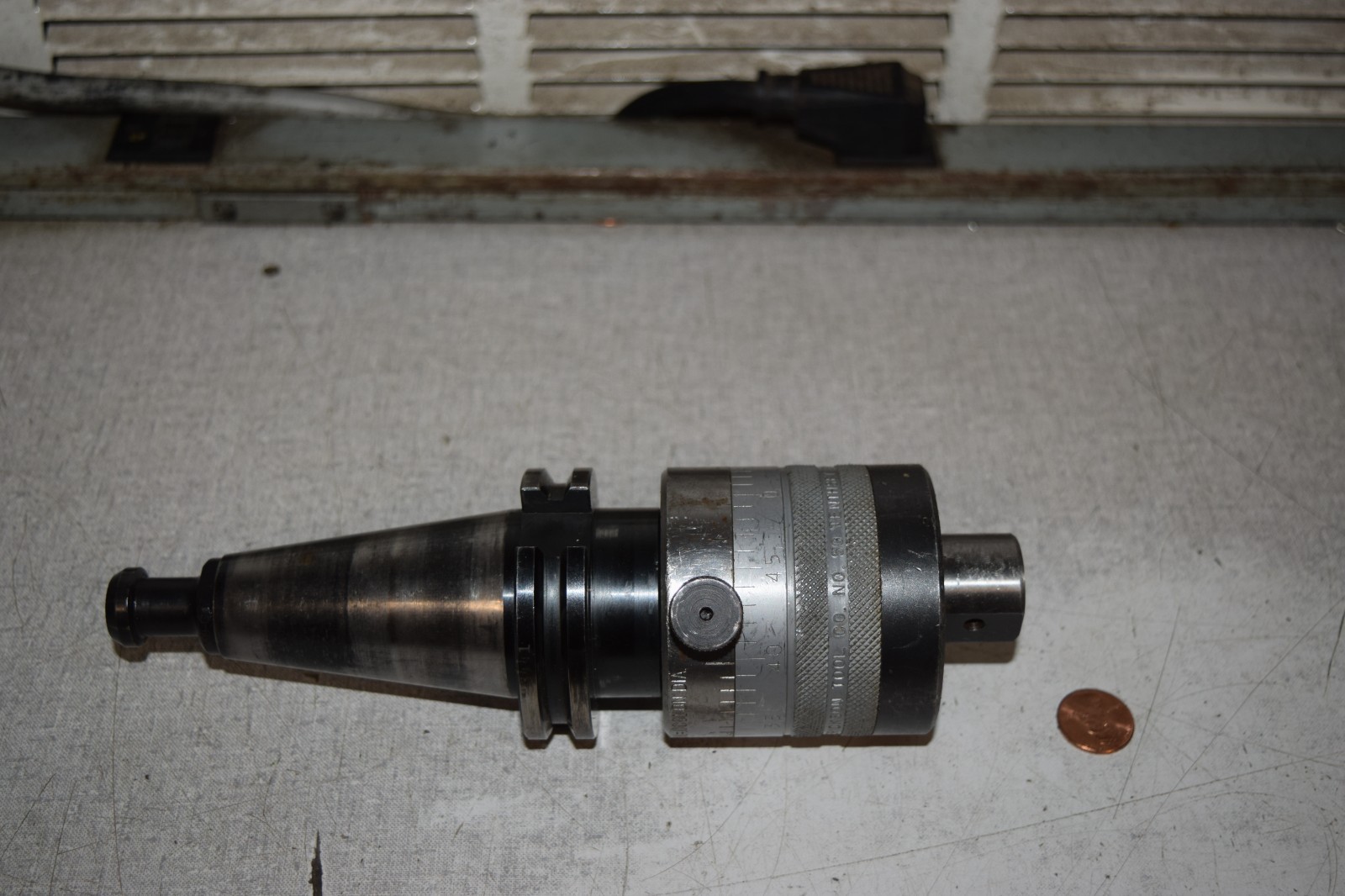 Erickson Tool No. 50 Tenthset  Boring Head CAT40 Tool Holder