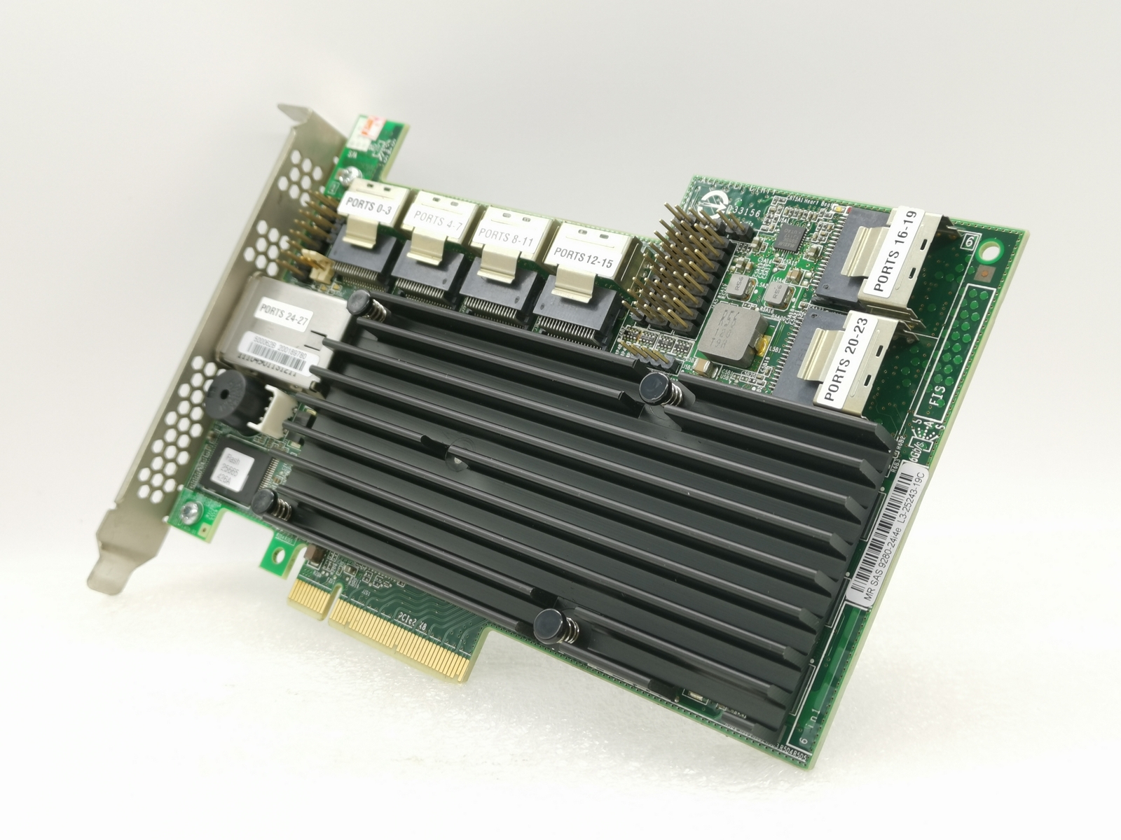 LSI MegaRAID MR SAS 9280-24i4e 24x Internal & 4x External Ports RAID Controller-