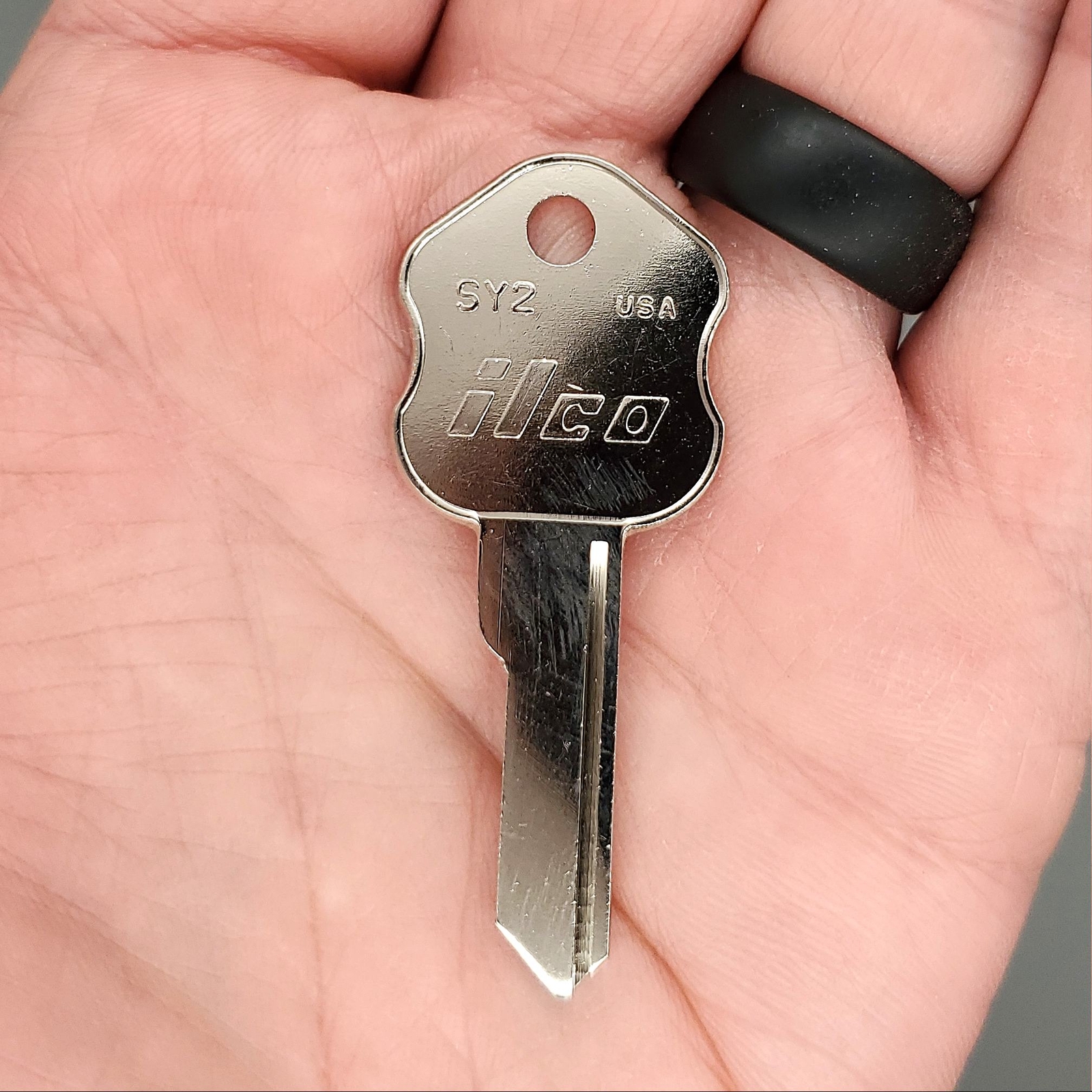 5x Ilco SY2 Key Blanks Security Kumahira Safe Deposit Box Nickel Plated 5 Pin