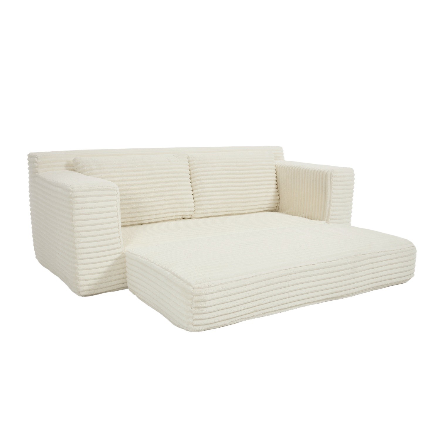 Convertible Sofa Bed Loveseat Sofa Couch 2-in-1 Multi-Functional Sleeper Sofa