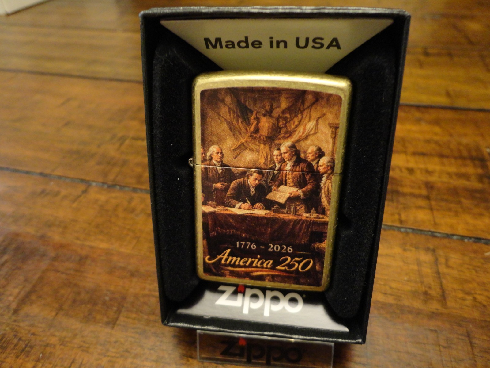 USA 250TH 1776-2026 AMERICA Declaration Of Independence ZIPPO LIGHTER