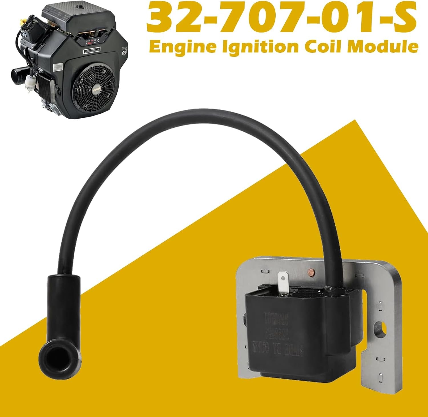 25-707-03-S 32-707-01-S Ignition Coil Module Compatible with Kohler Engine...