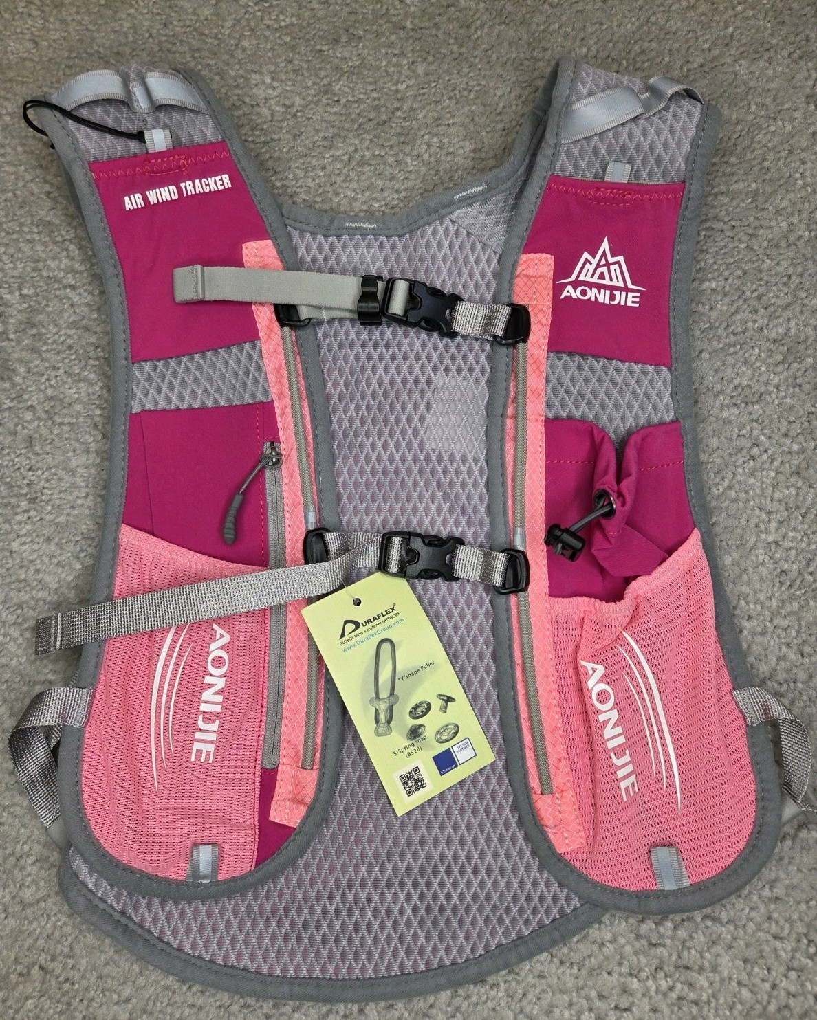 Hydration Running Vest Backpack Pack 5L Jogging Trail Race Marath...