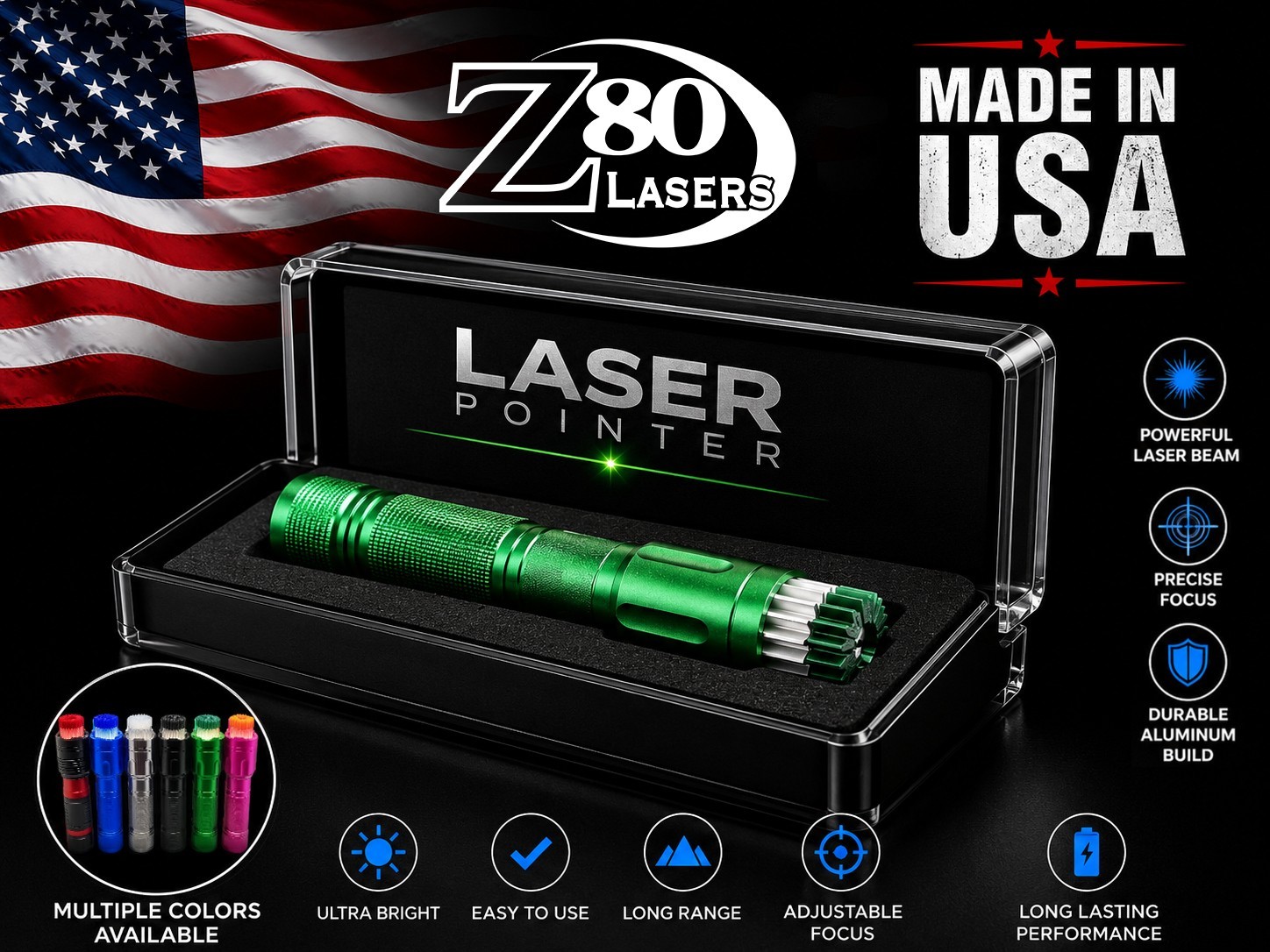 Color Blaster Series - Laser Presentation Device - Config Options - Made in USA