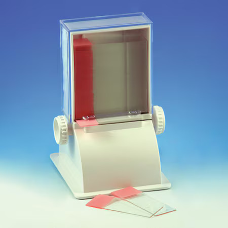 Globe Scientific 513000 Mic Slide Dispenser, 235 X 83 Mm, White