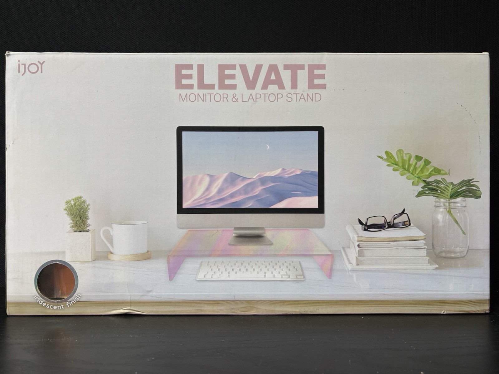 IJoy Laptop Stand - Opal Sky: Portable Computer Riser for Laptops Up