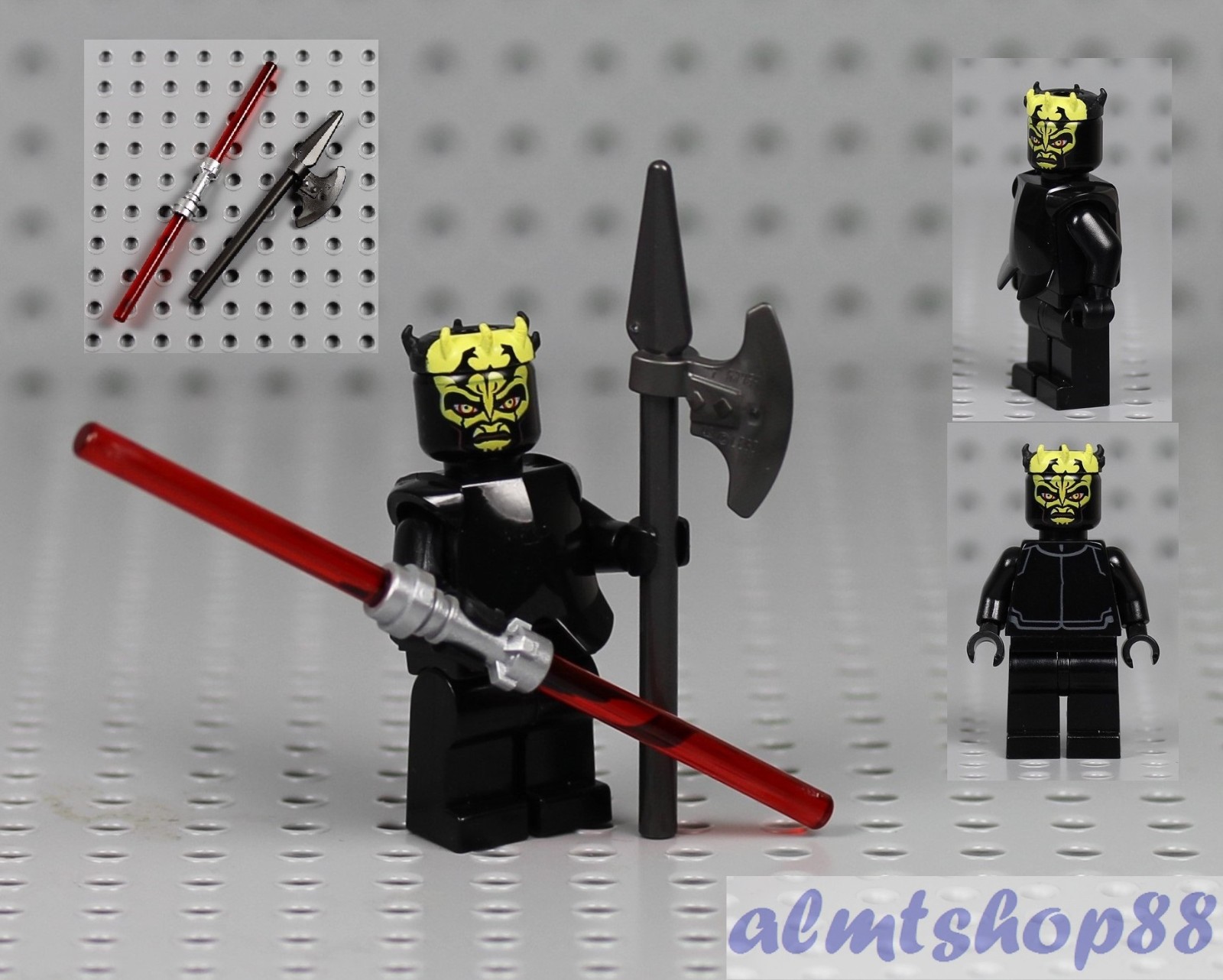Savage Opress - Star Wars Custom Minifigure Lightsaber Sith Darth Maul 7957