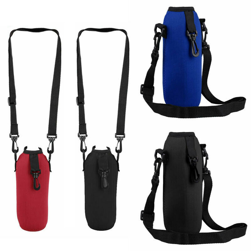 Sport Water Bottle Case Insulator Bag Neoprene Pouch Holder Sleeve Carrier Belt