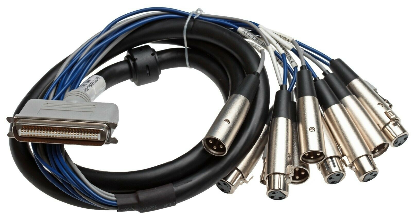AudioScience CBL1144 XLR AES Digital Audio Input Output Breakout Cable ASI4XXX