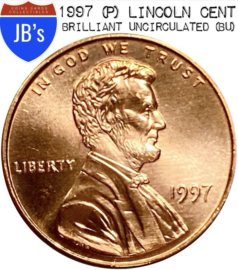 1997 (P) Lincoln Memorial Cent Penny 1c - BRILLIANT UNCIRCULATED (BU)