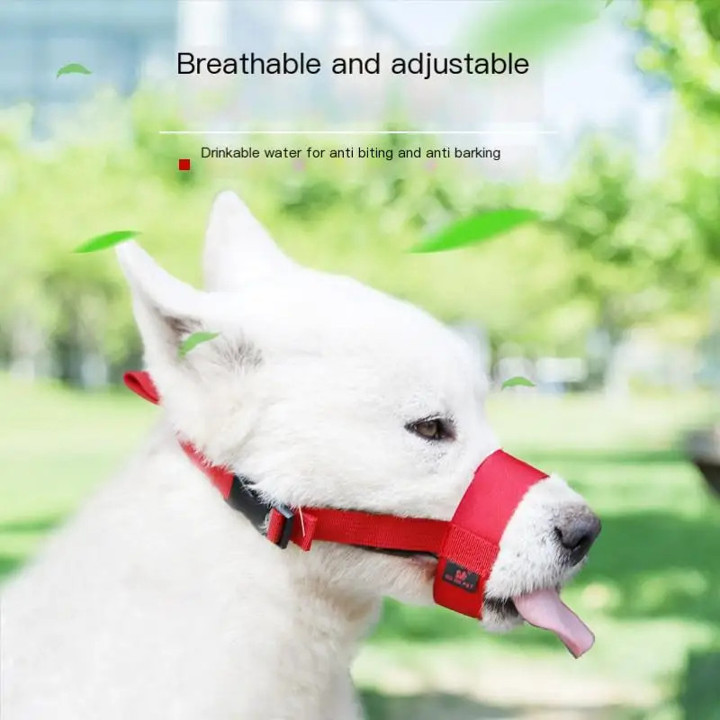 Dog Muzzle for Short-snouted Dogs Pet Breathable Anti-biting and Barking