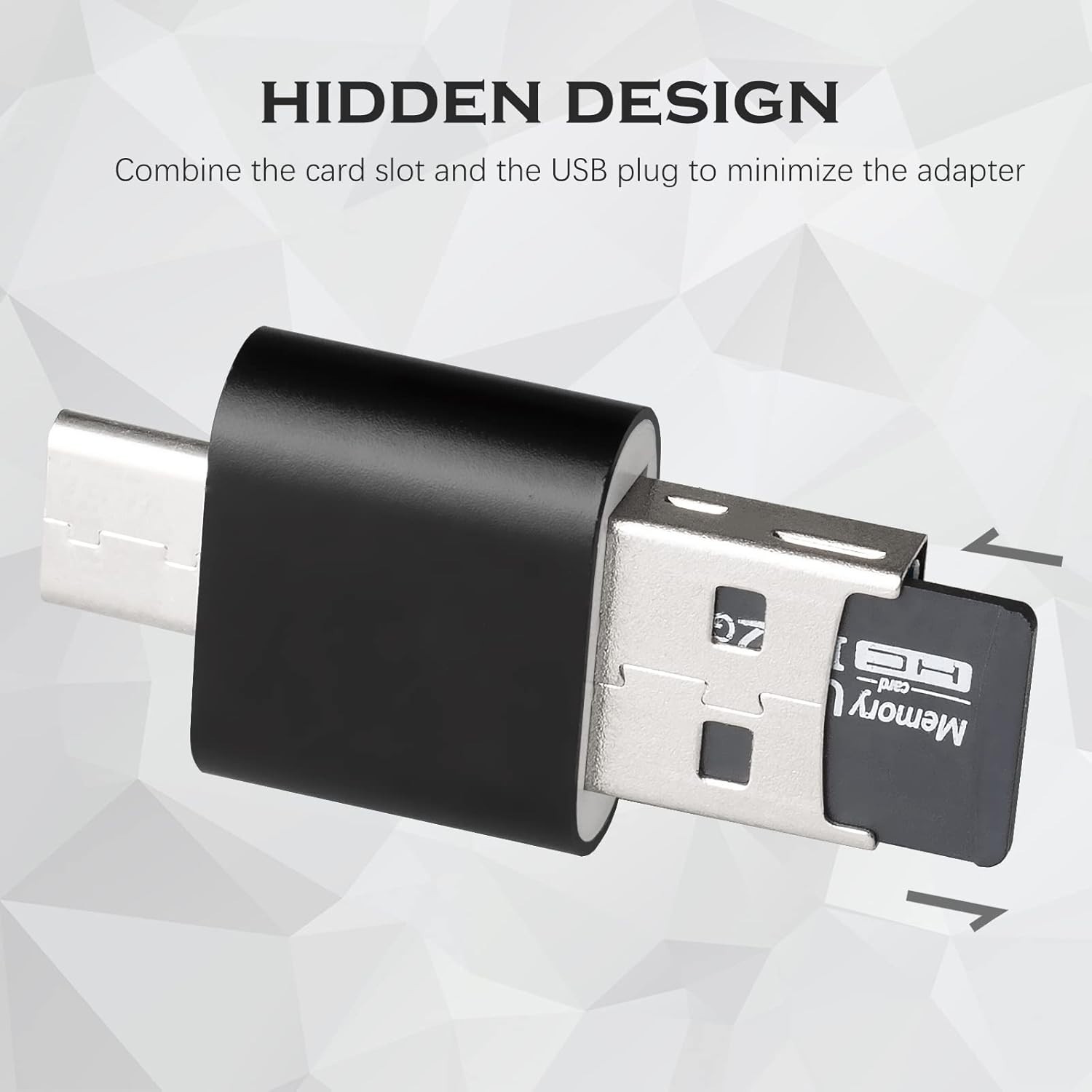 2 Pack] Micro SD Card Reader for Android Phone,Micro SD Card to USB Adapter, ...