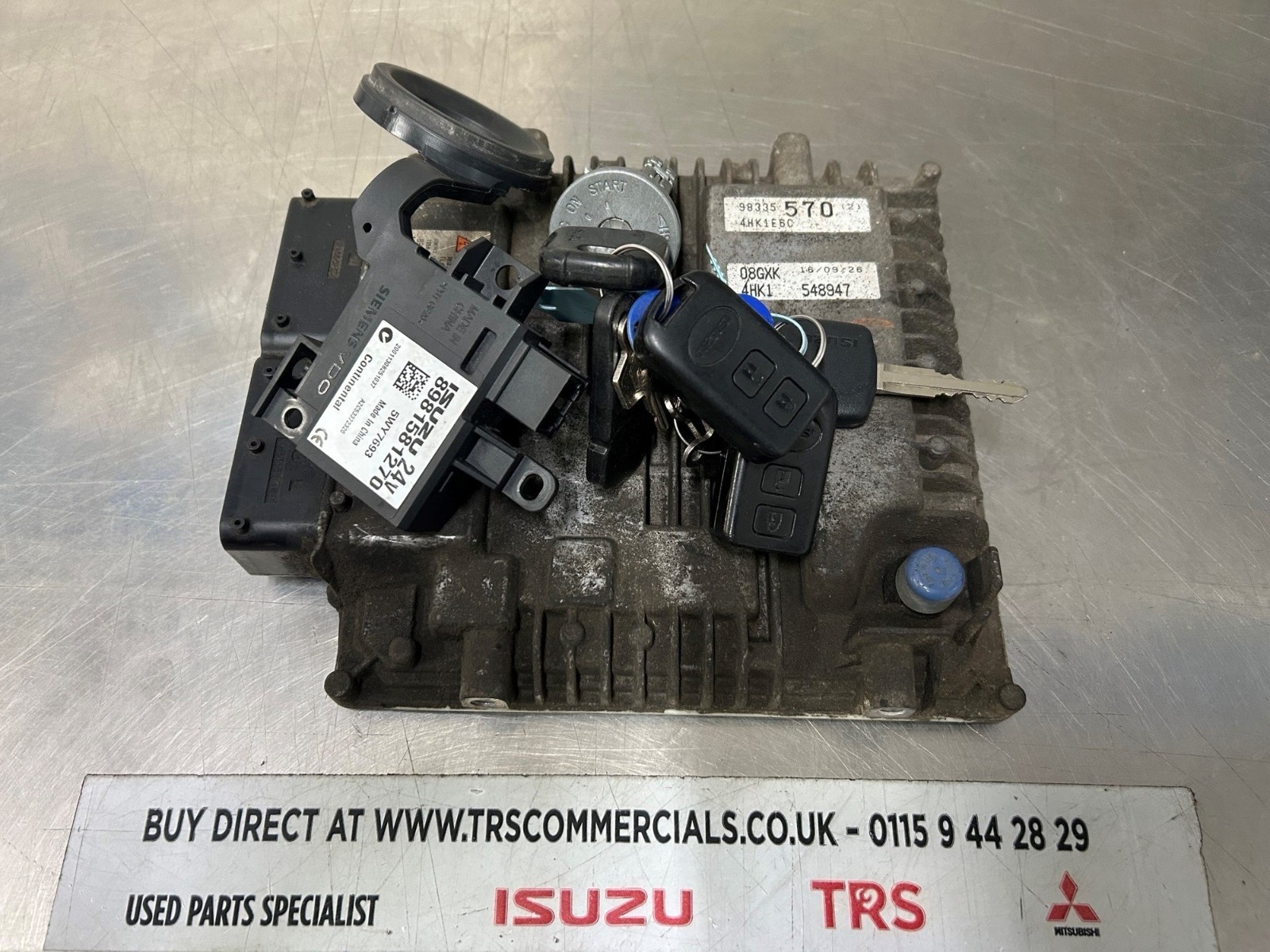Used Isuzu Truck 4HK1 Euro 6 ECU, Transponder & Keys 8983355702