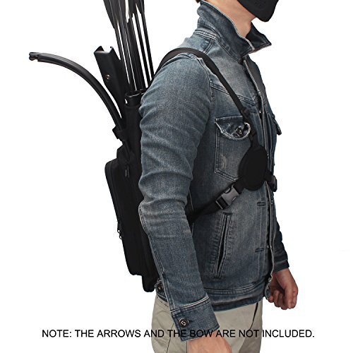 XTACER Multi-Function 4-Tubes Back Field Quiver Training Archery Arrow Quiver