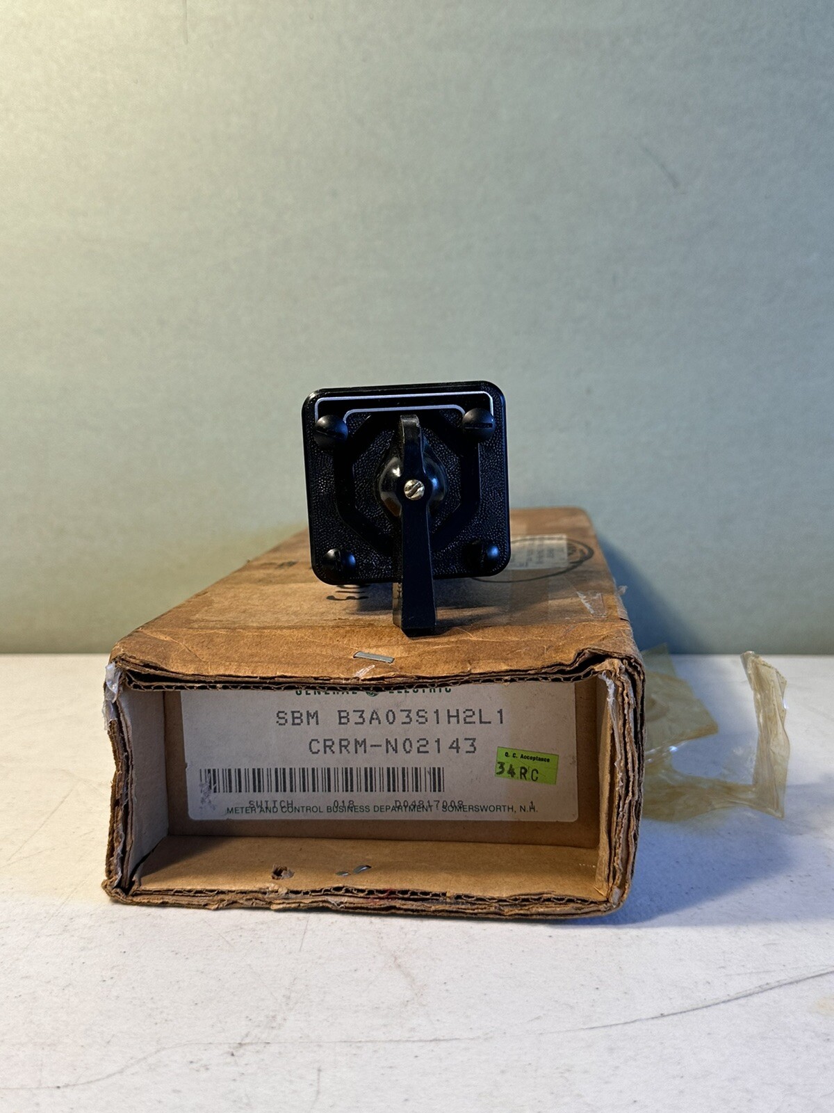 General Electric Ge 16SBMB3A03S1H2L1 Rotary Cam Switch