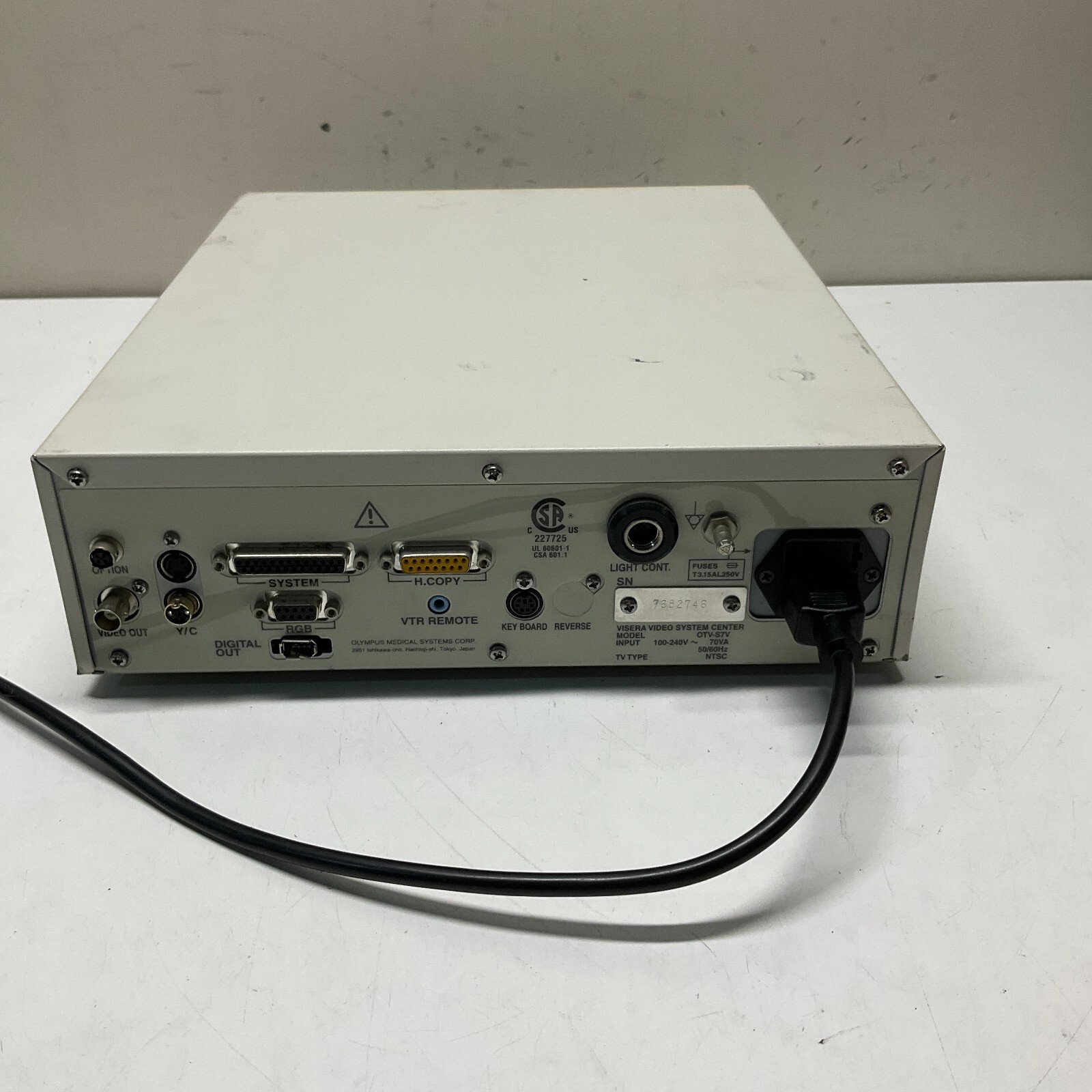 Olympus Visera High Definition Digital Processor OTV-S7V Tested