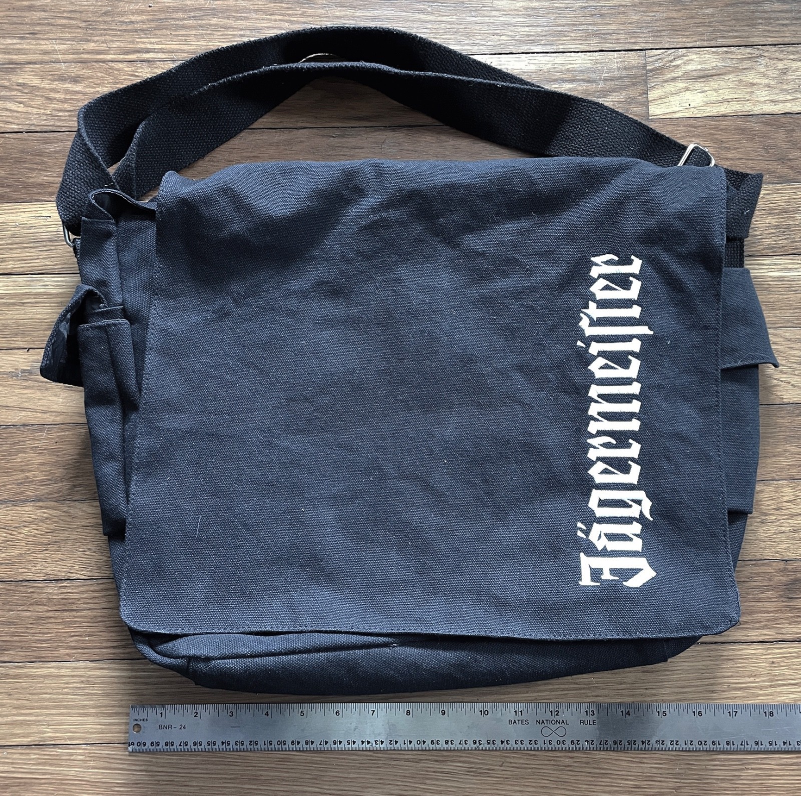 Jagermeister Black Canvas Laptop Computer Tote with Strap