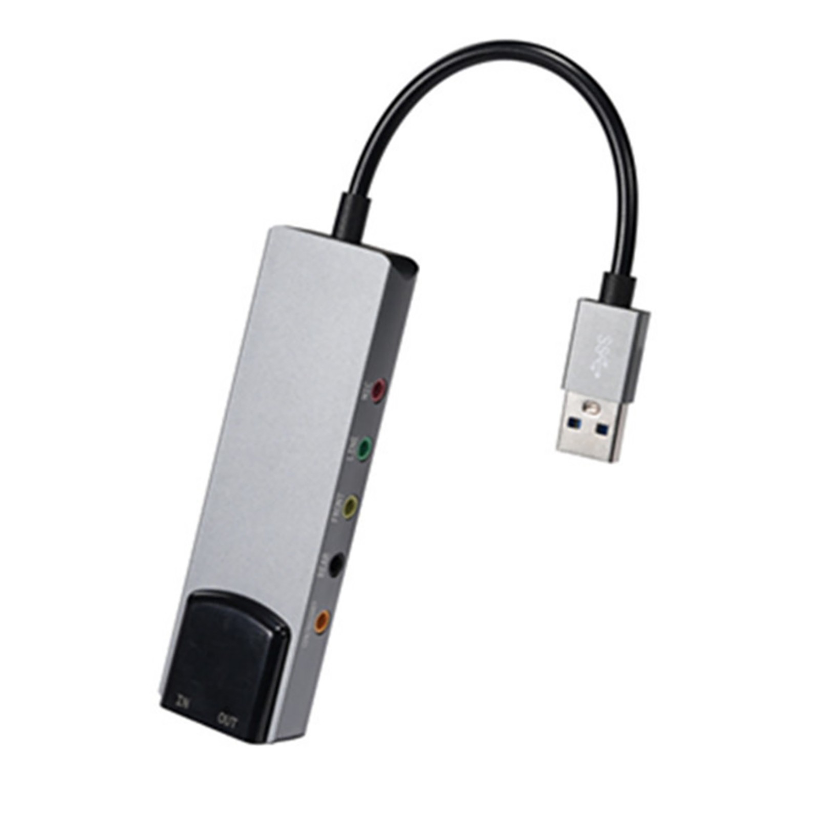 USB Sound Card 5.1 Channel External Multi-Function Audio Card SPDIF Optical