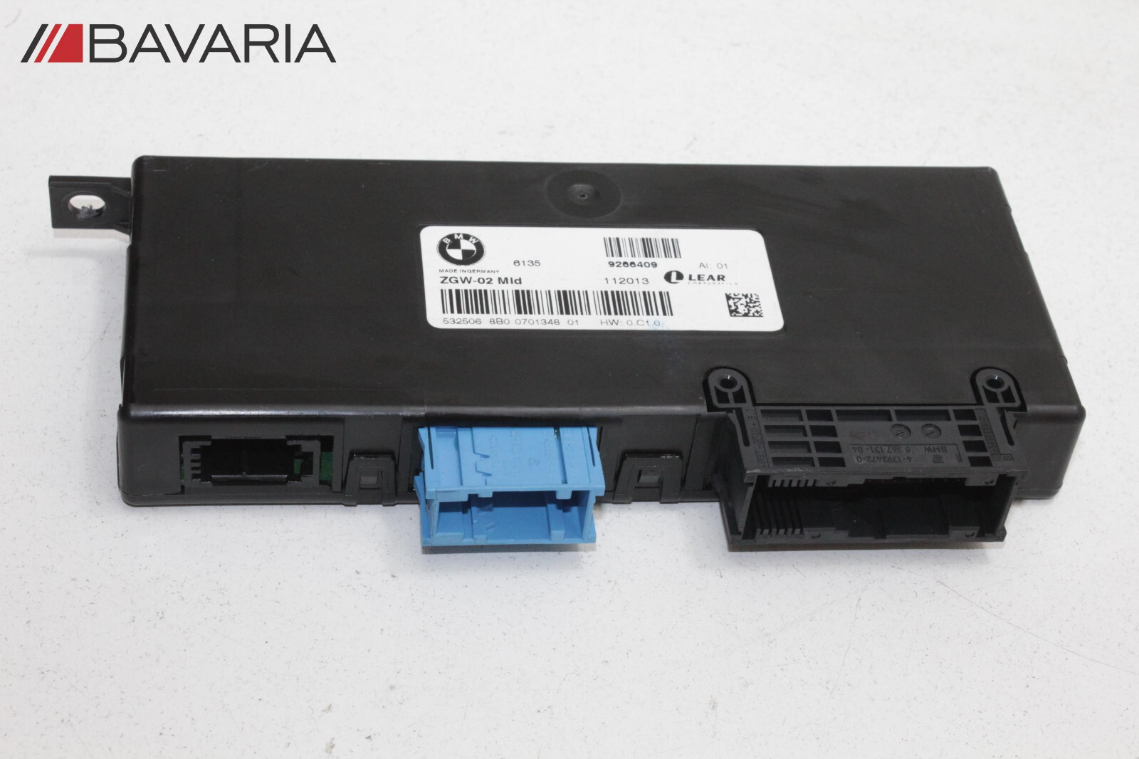 09-15 BMW F10 F07  F01 F02 F06 F12 CENTRAL GATEWAY COMPUTER CONTROL MODULE