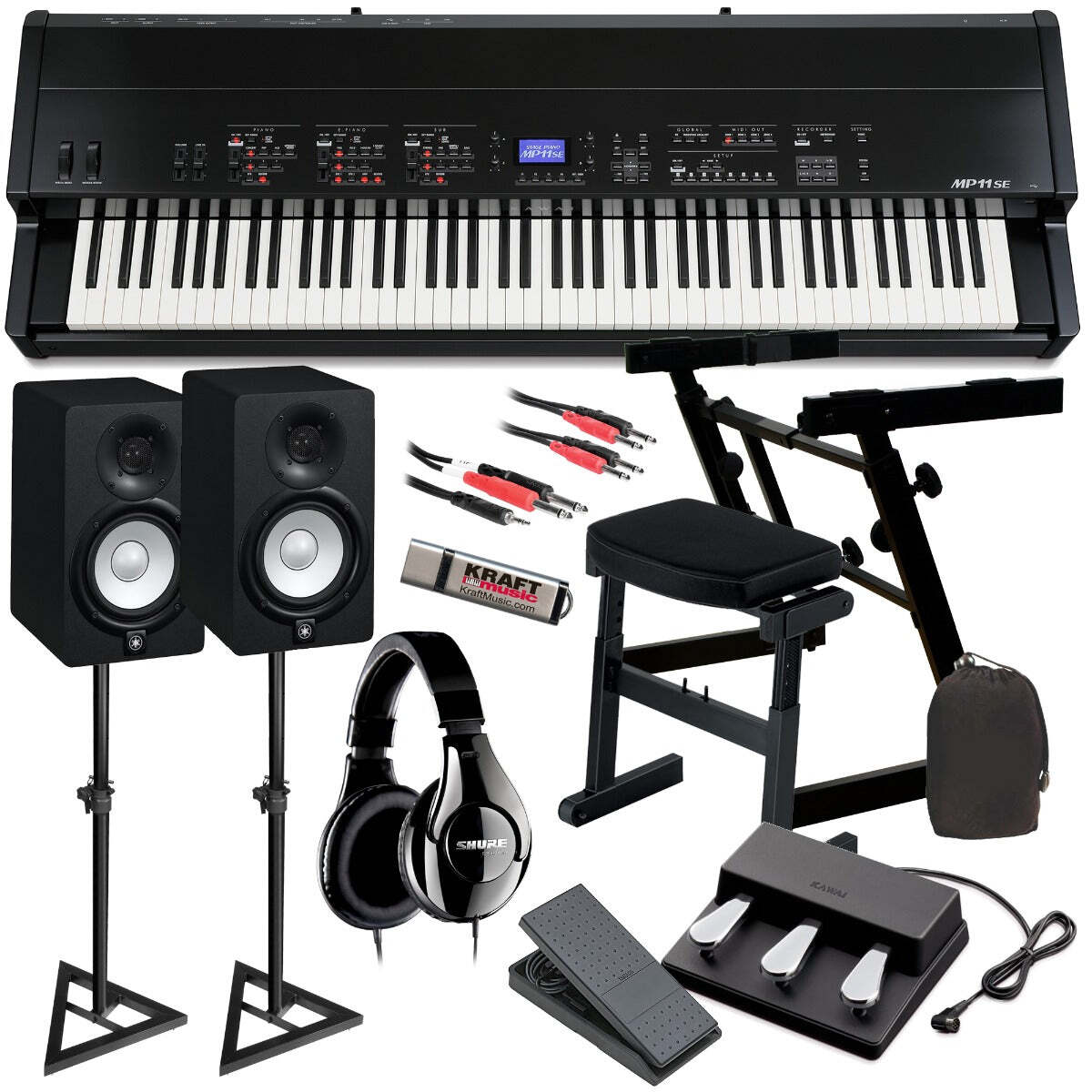 Kawai MP11SE Stage Piano COMPLETE STUDIO BUNDLE