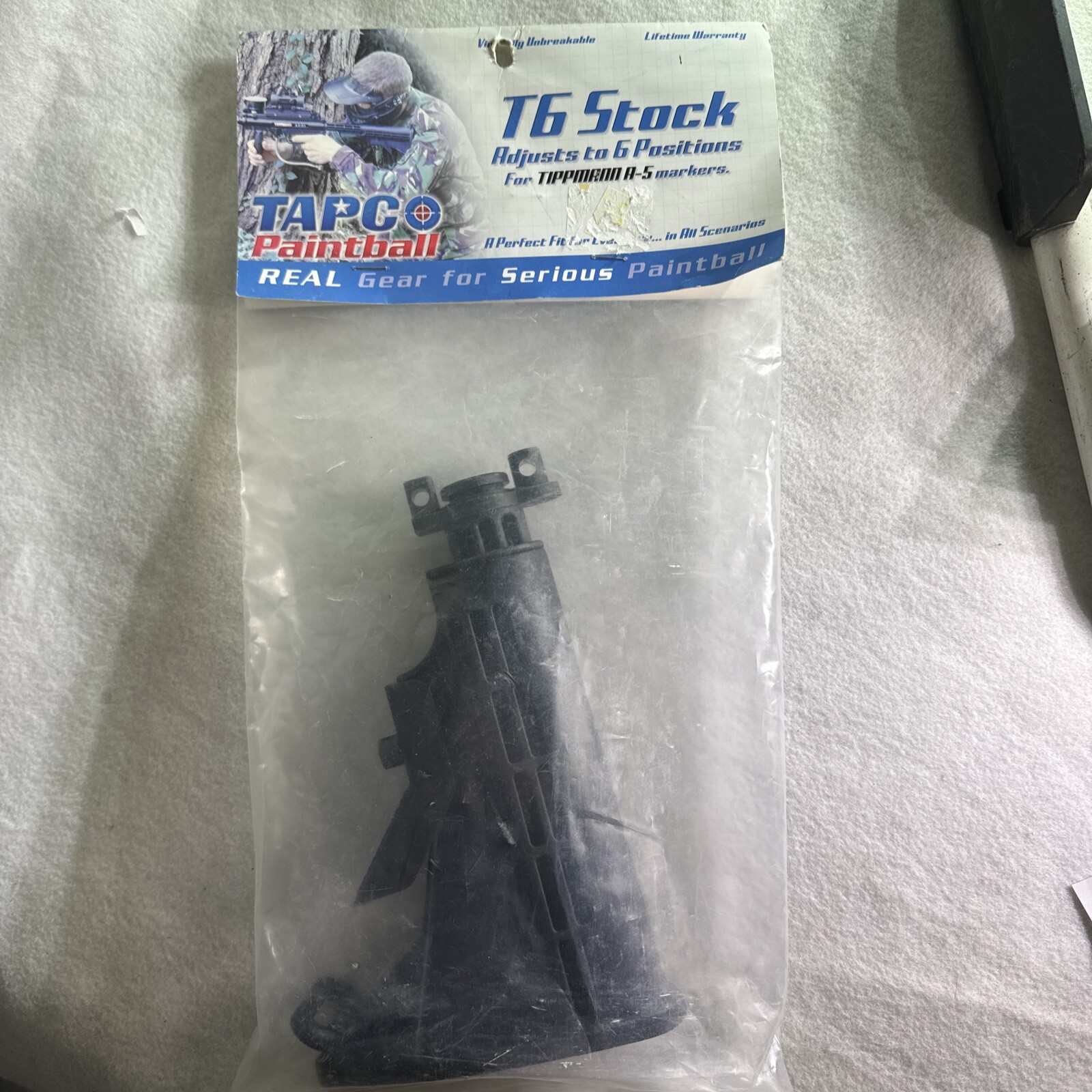 Tapco Paintball T6 Stock For Tippmann A5 Markers ( Rare Find )