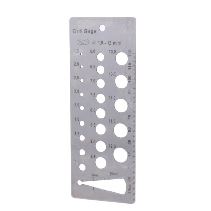 Drill Gauges Bolts And Wire Diameter Index Gauge Stainless Metric Gauge